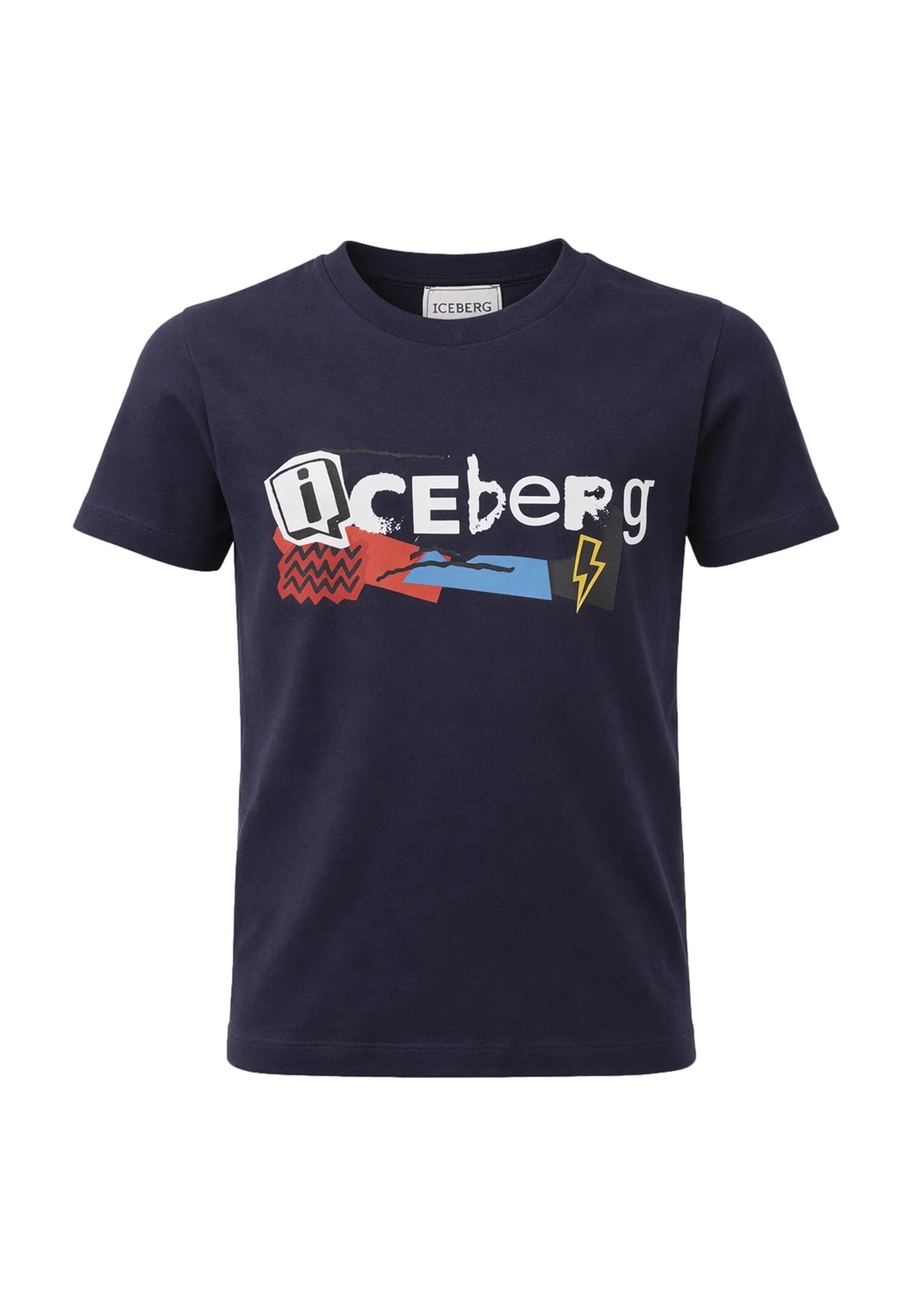 Icebergs Completo Blu Con Logo a Fumetto Bambino CMBICE6103J_