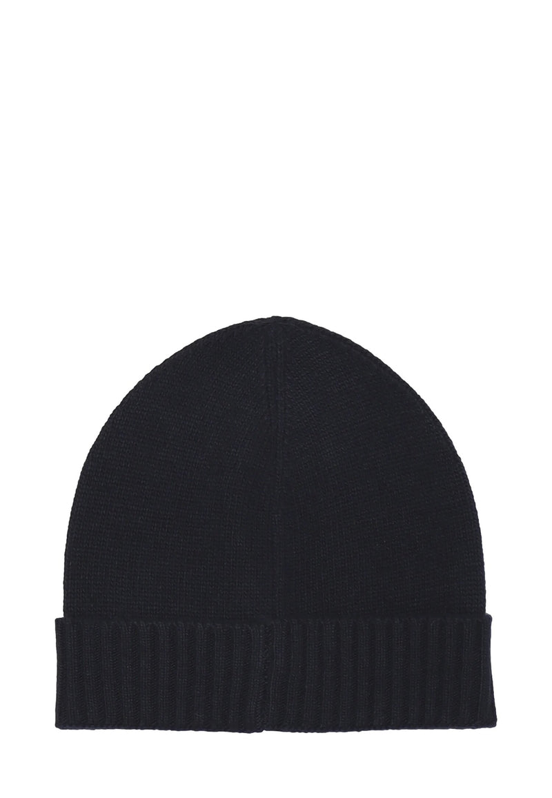 Peuterey berretto blu scuro bambino e ragazzo in lana e cashmere - BLU | CammarataMode