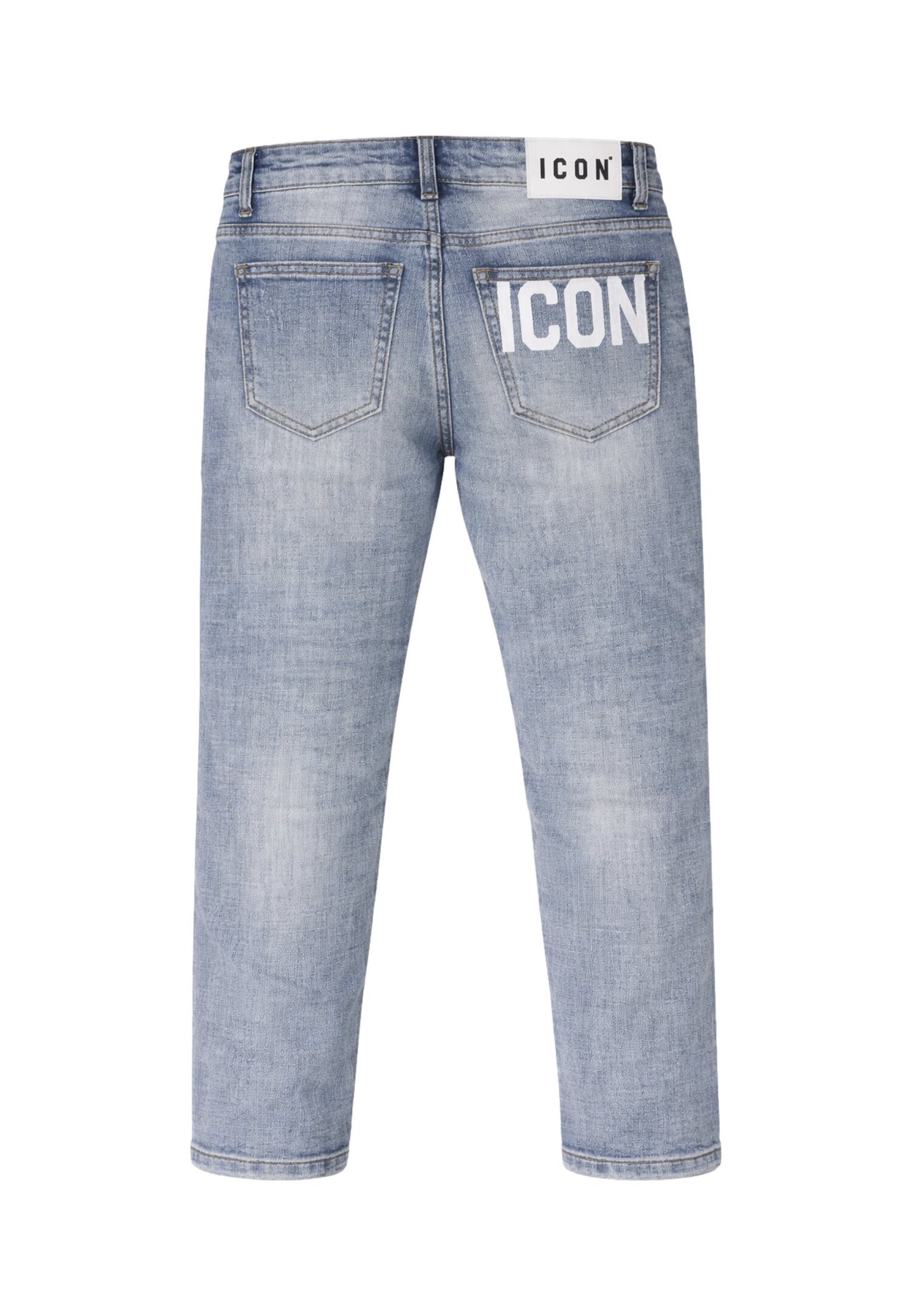 Icon Jeans Logo Tasca Dietro Bambino Slim Fit IBDT001032_