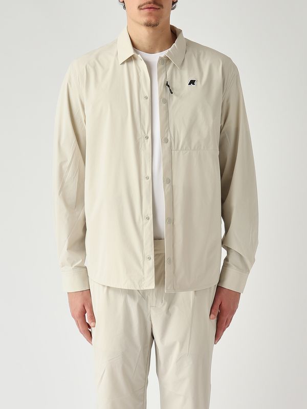 K-Way Camicia uomo Recher in tessuto tecnico stretch