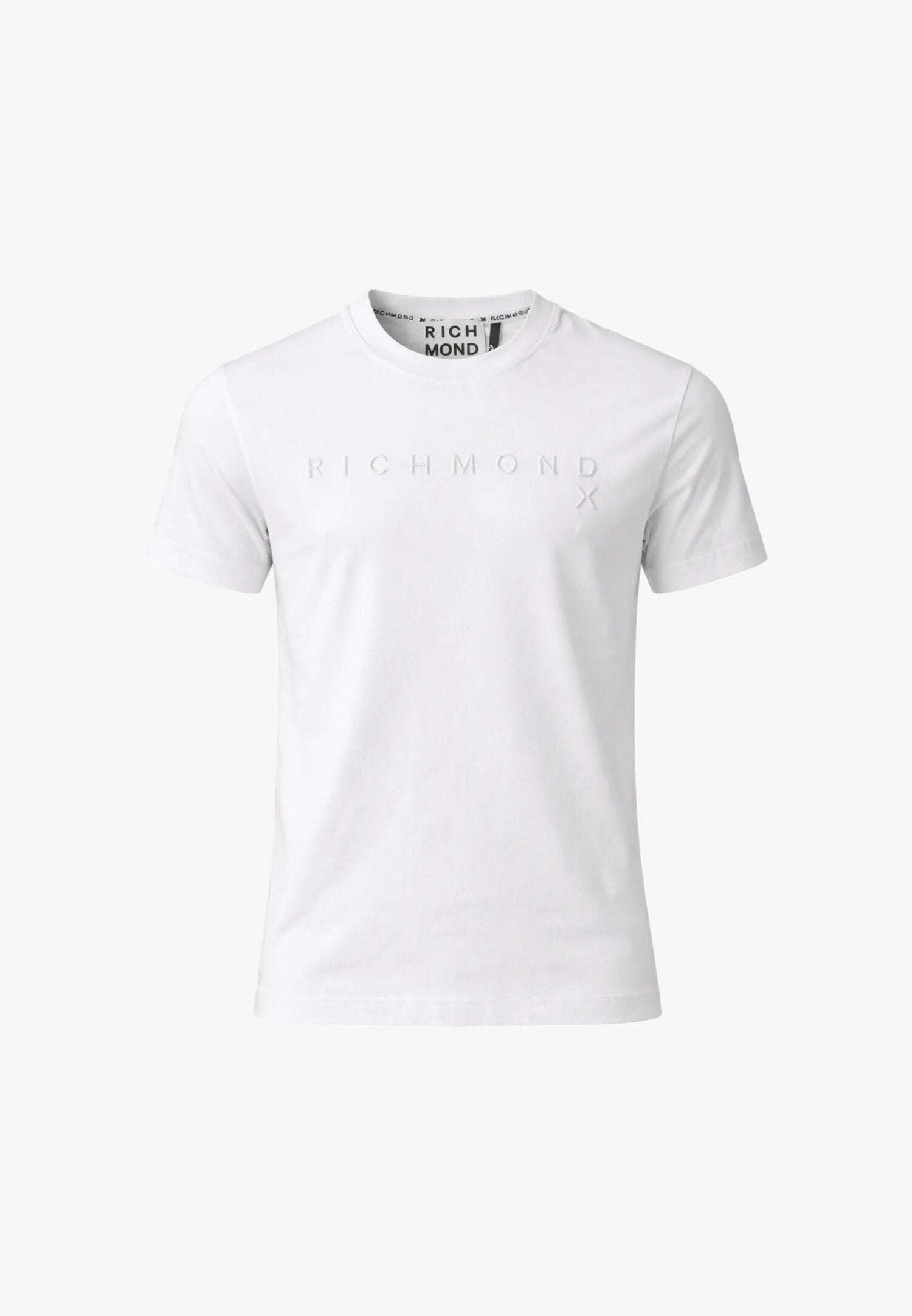 John Richmond t Shirt Uomo Bianca Maniche Corte UMP26018TS_
