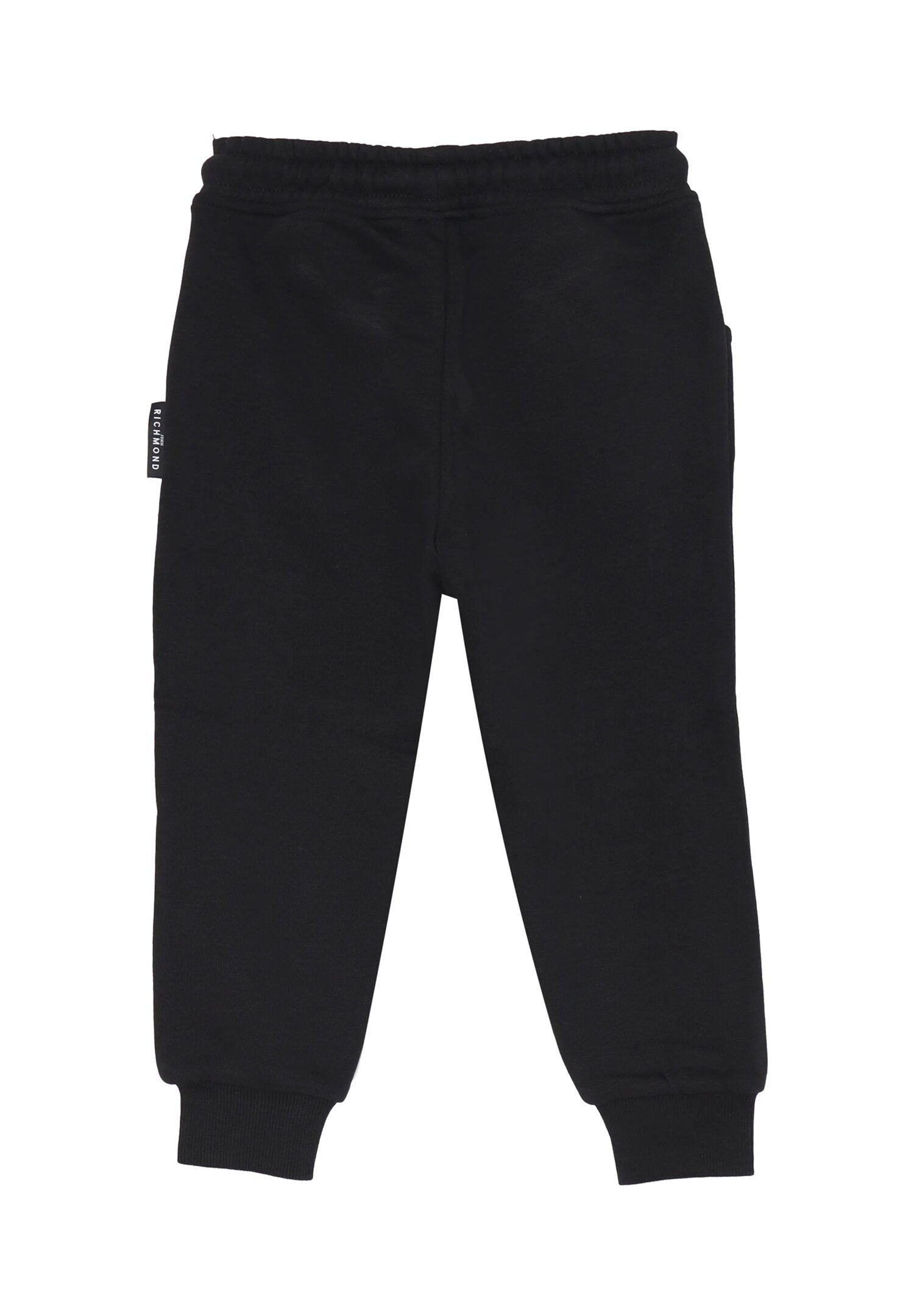 John Richmond completo neonato nero cotone inverno con bottoni spalla