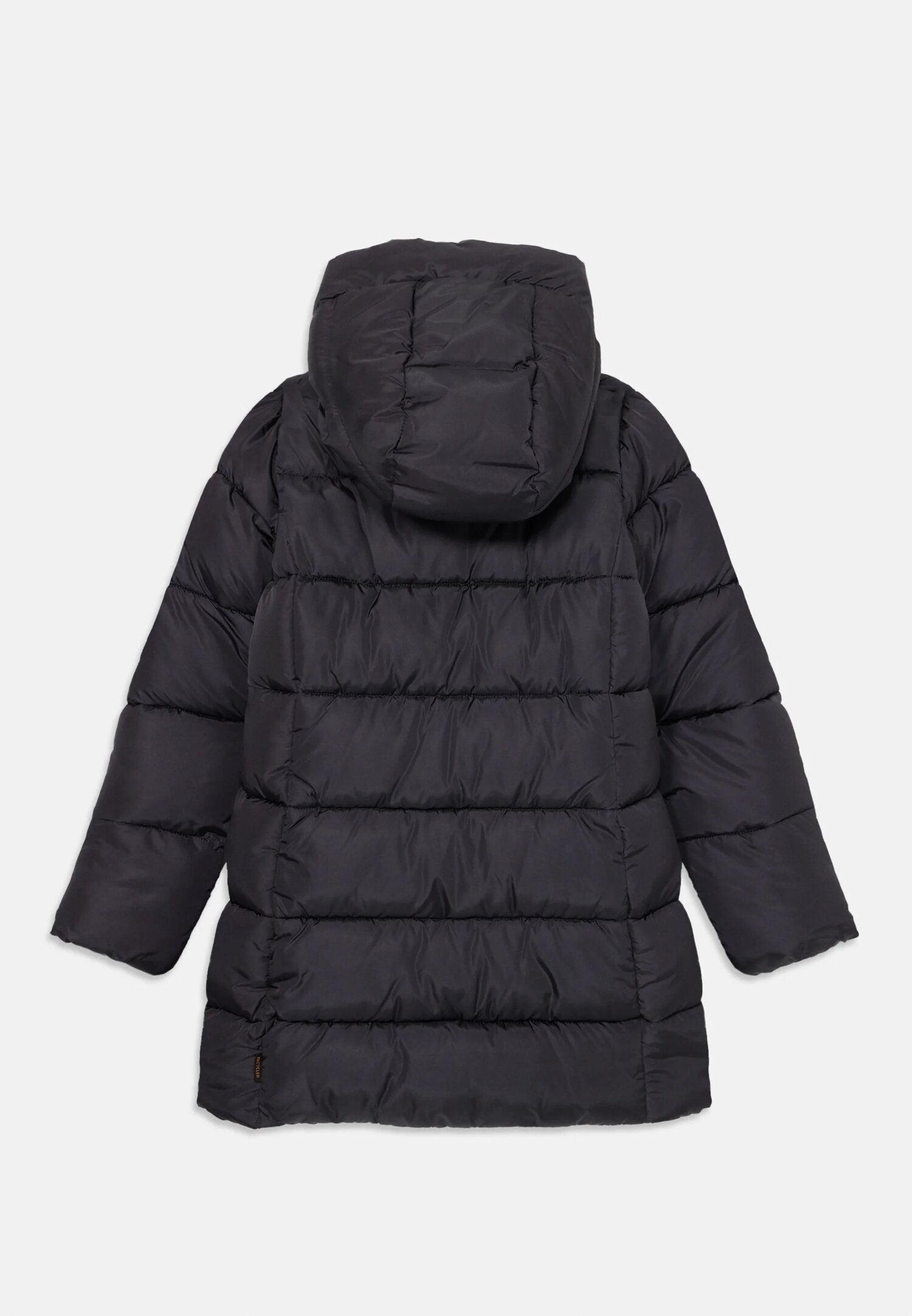 Save The Duck Giubbotto Bambina Nero In Nylon Con Cappuccio Invernale AI25