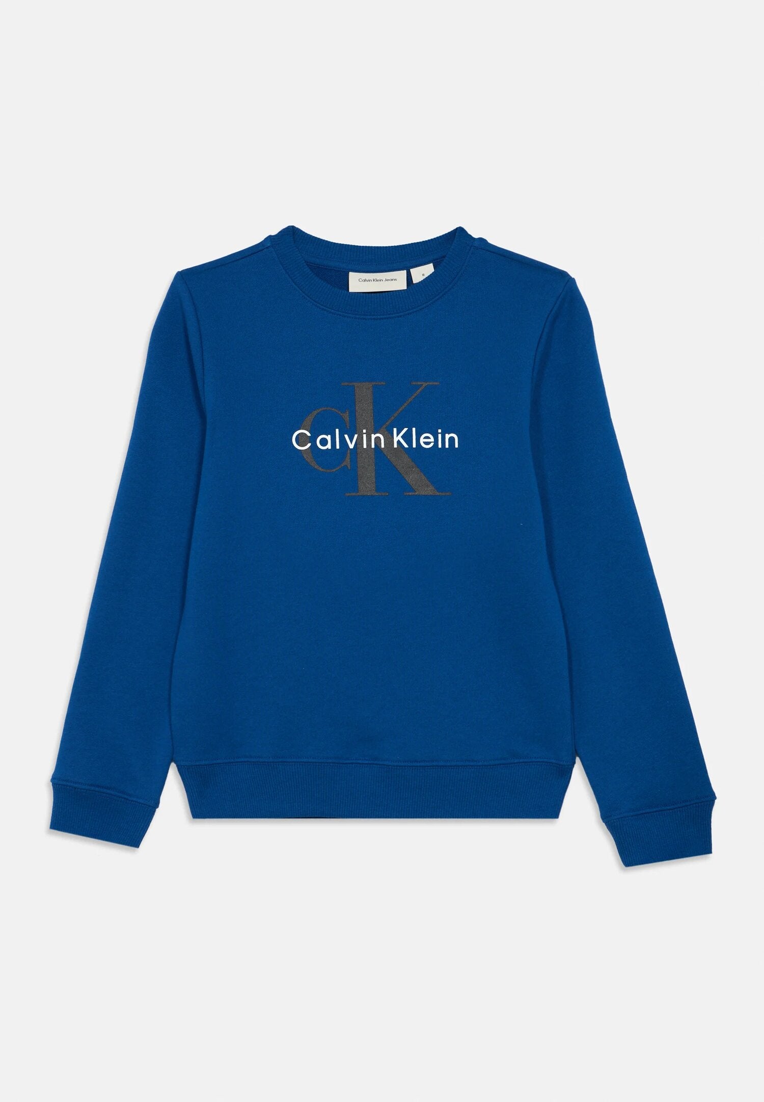 Calvin Klein Felpa Royal Bambino In Cotone Girocollo Quotidiano PE26