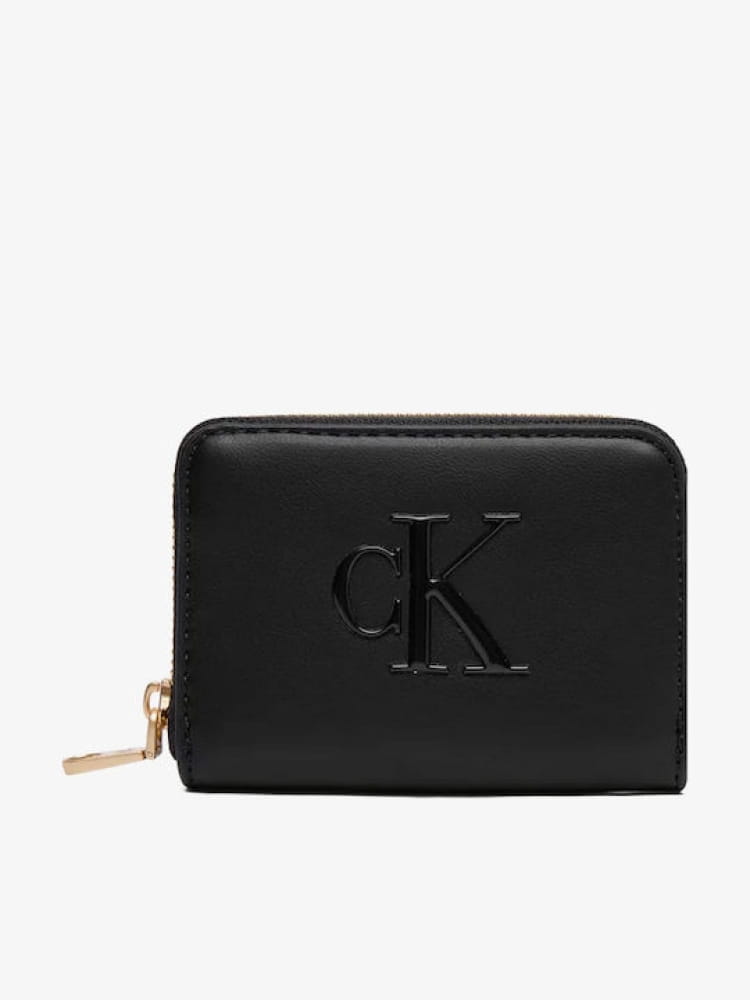 Calvin Klein portafoglio nero donna con logo