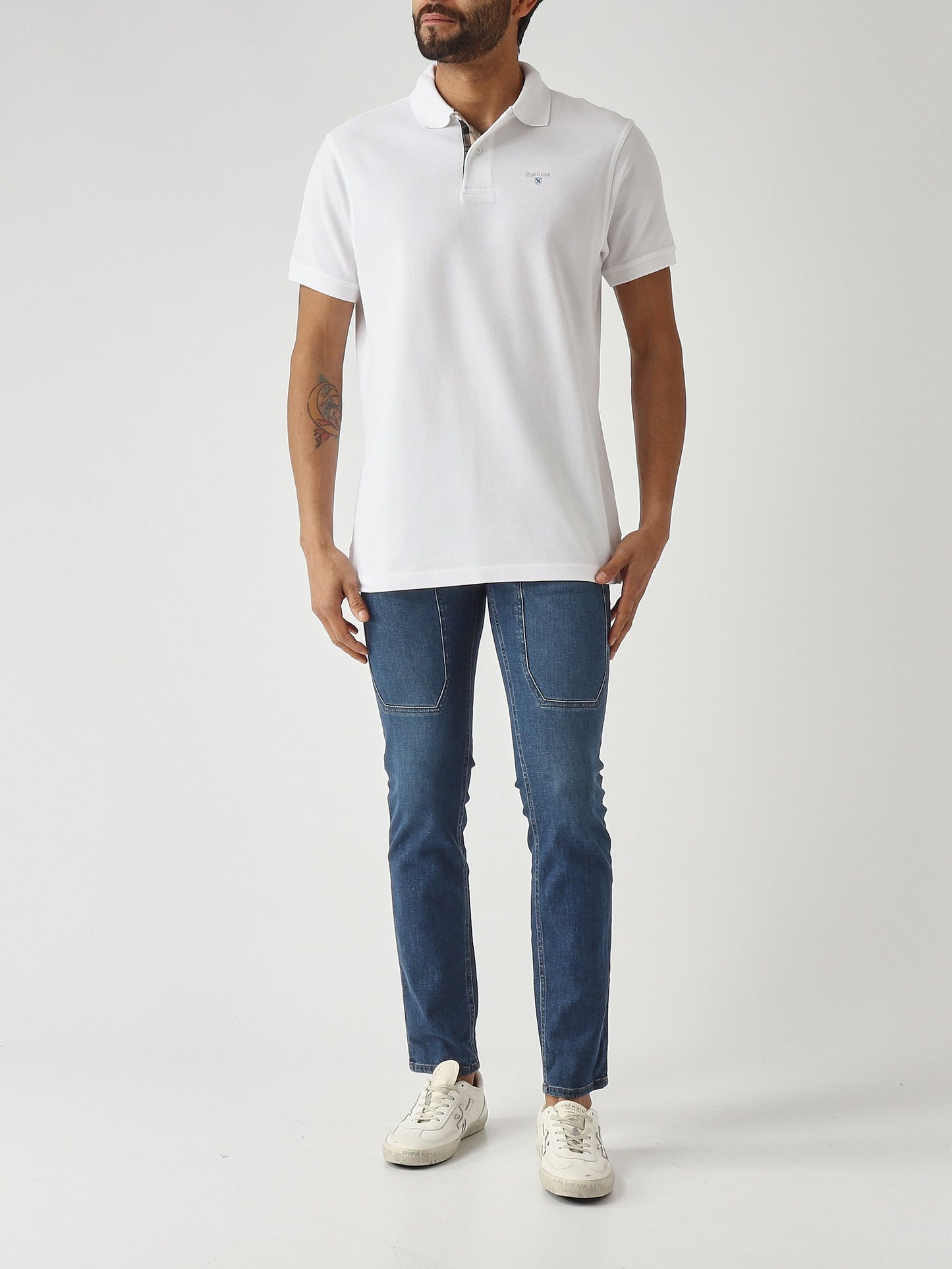 Barbour Polo uomo in cotone piquè