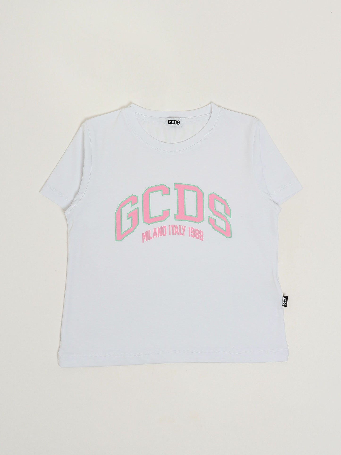 GCDS T-shirt bambina in cotone stretch