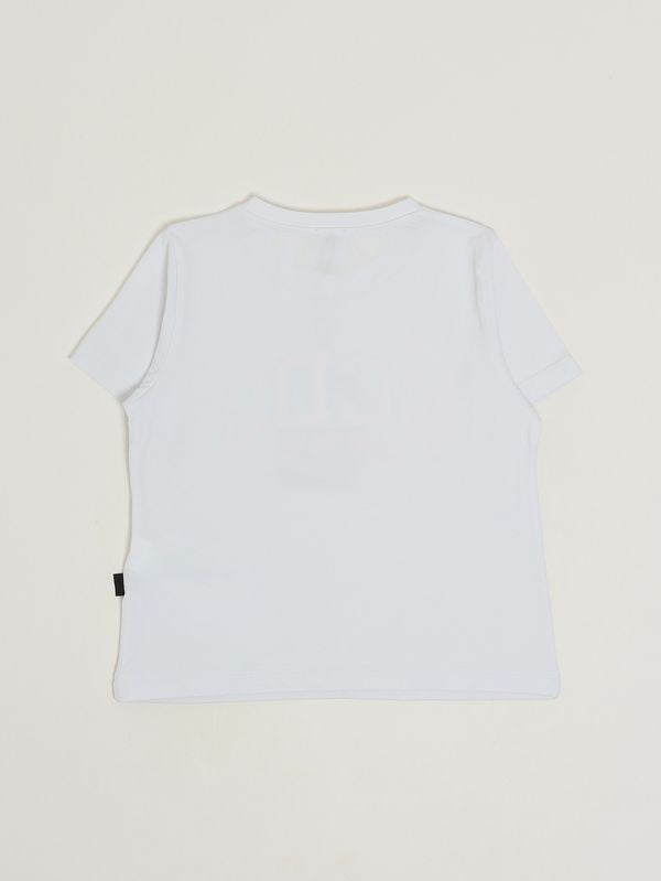 GCDS T-shirt bambina in cotone stretch