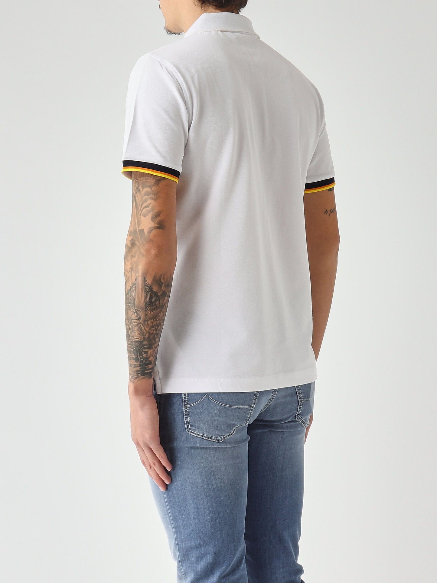 K-Way Polo uomo Vincent in cotone stretch piquè