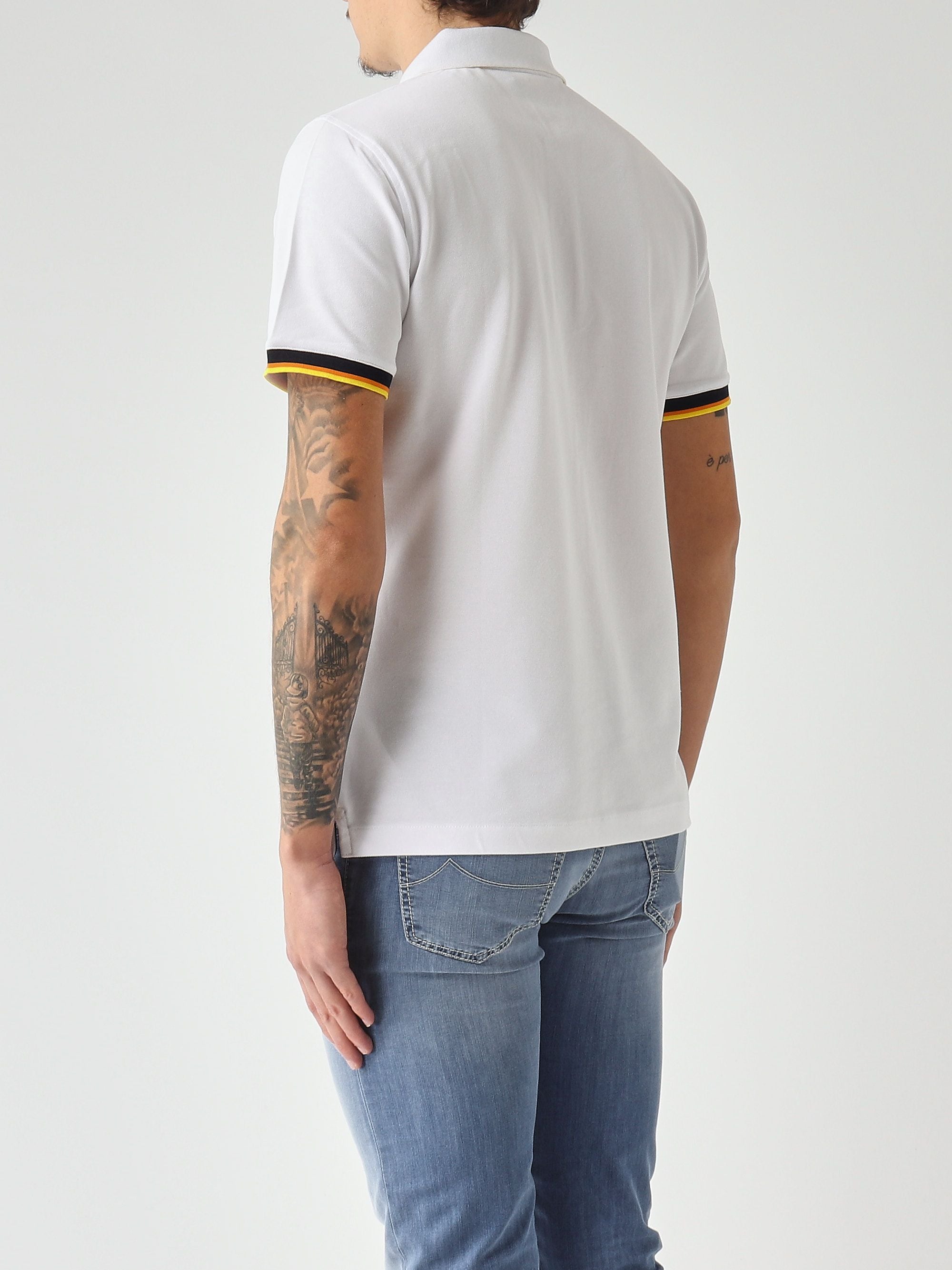 K-Way Polo uomo Vincent in cotone stretch piquè
