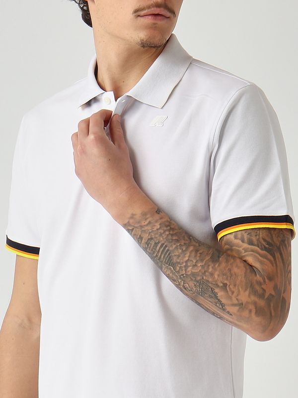 K-Way Polo uomo Vincent in cotone stretch piquè