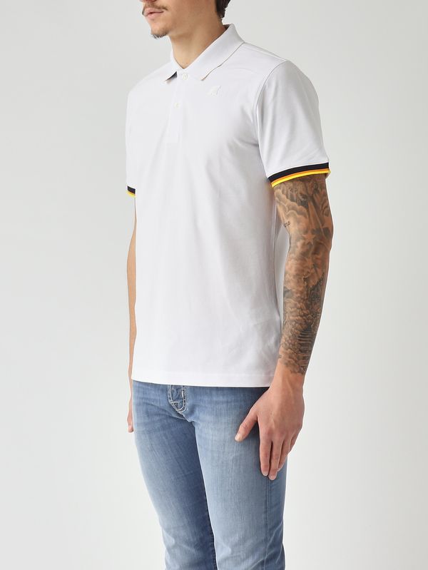 K-Way Polo uomo Vincent in cotone stretch piquè