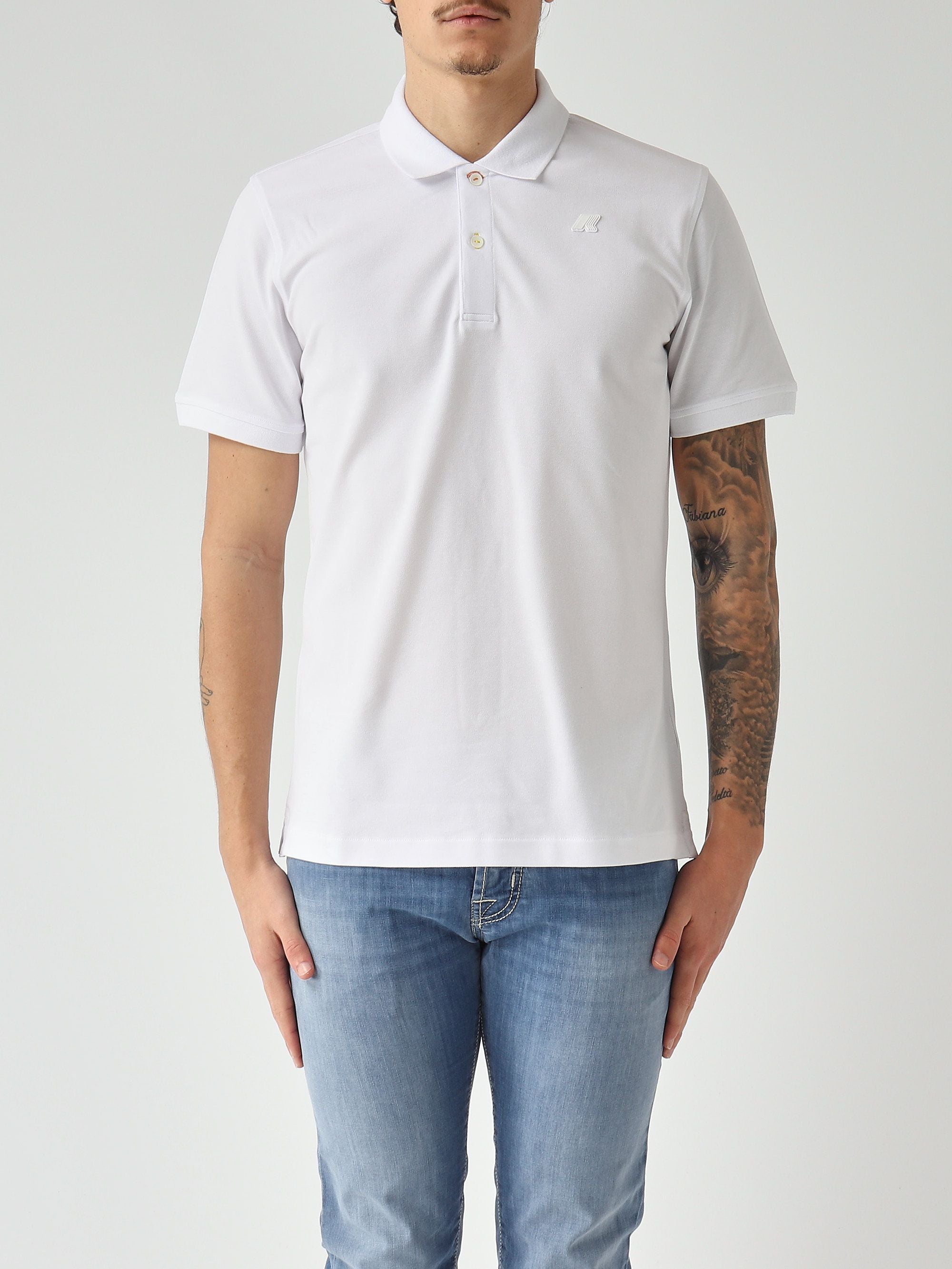 K-Way Polo uomo Vinnie in cotone stretch piquè