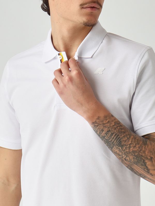K-Way Polo uomo Vinnie in cotone stretch piquè