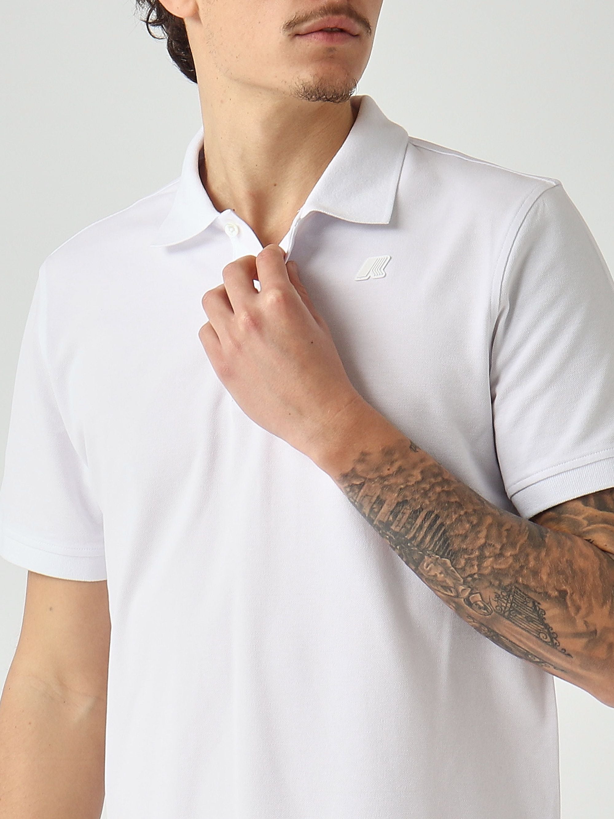K-Way Polo uomo Amedee in cotone stretch piquè