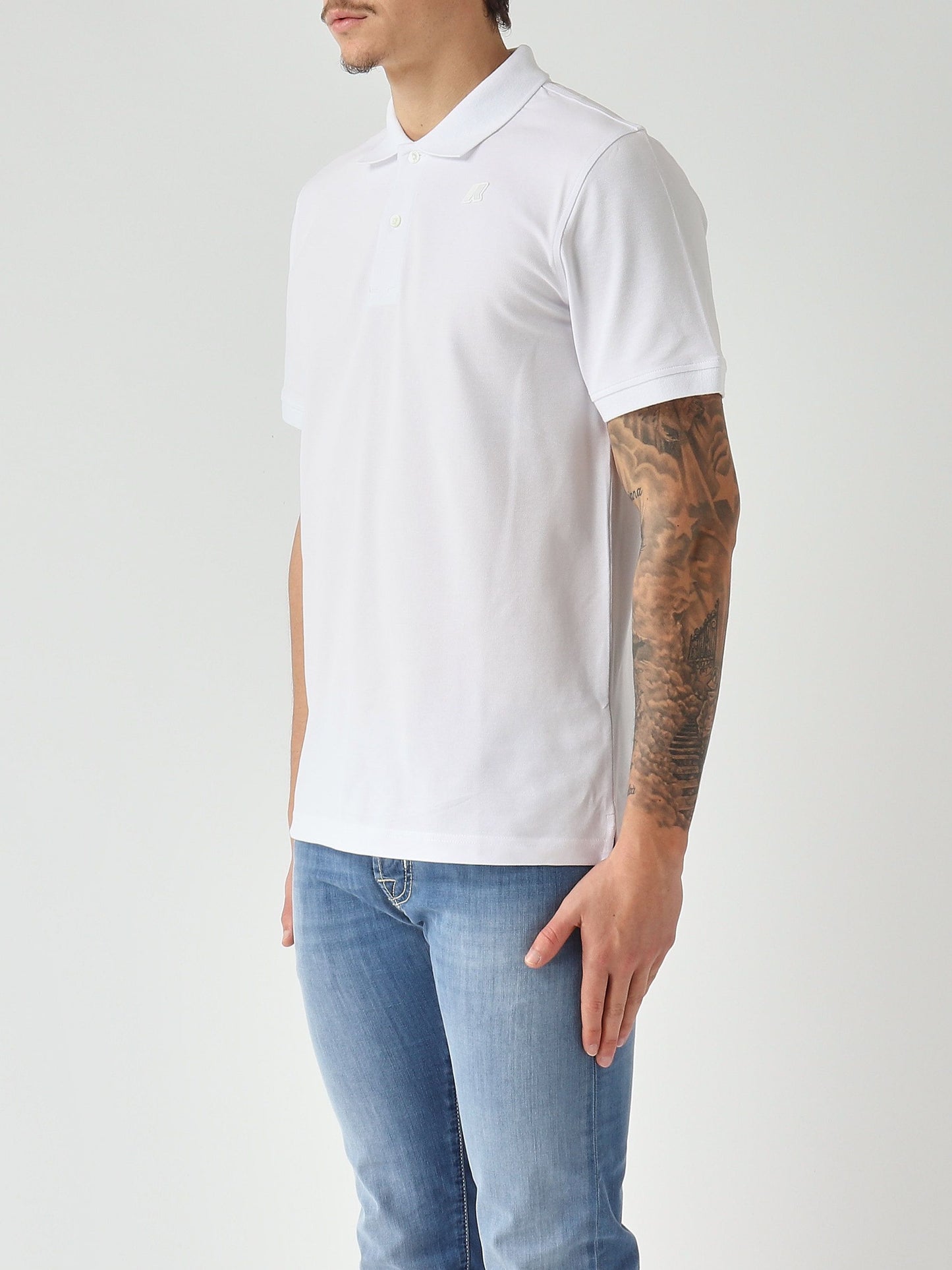 K-Way Polo uomo Amedee in cotone stretch piquè