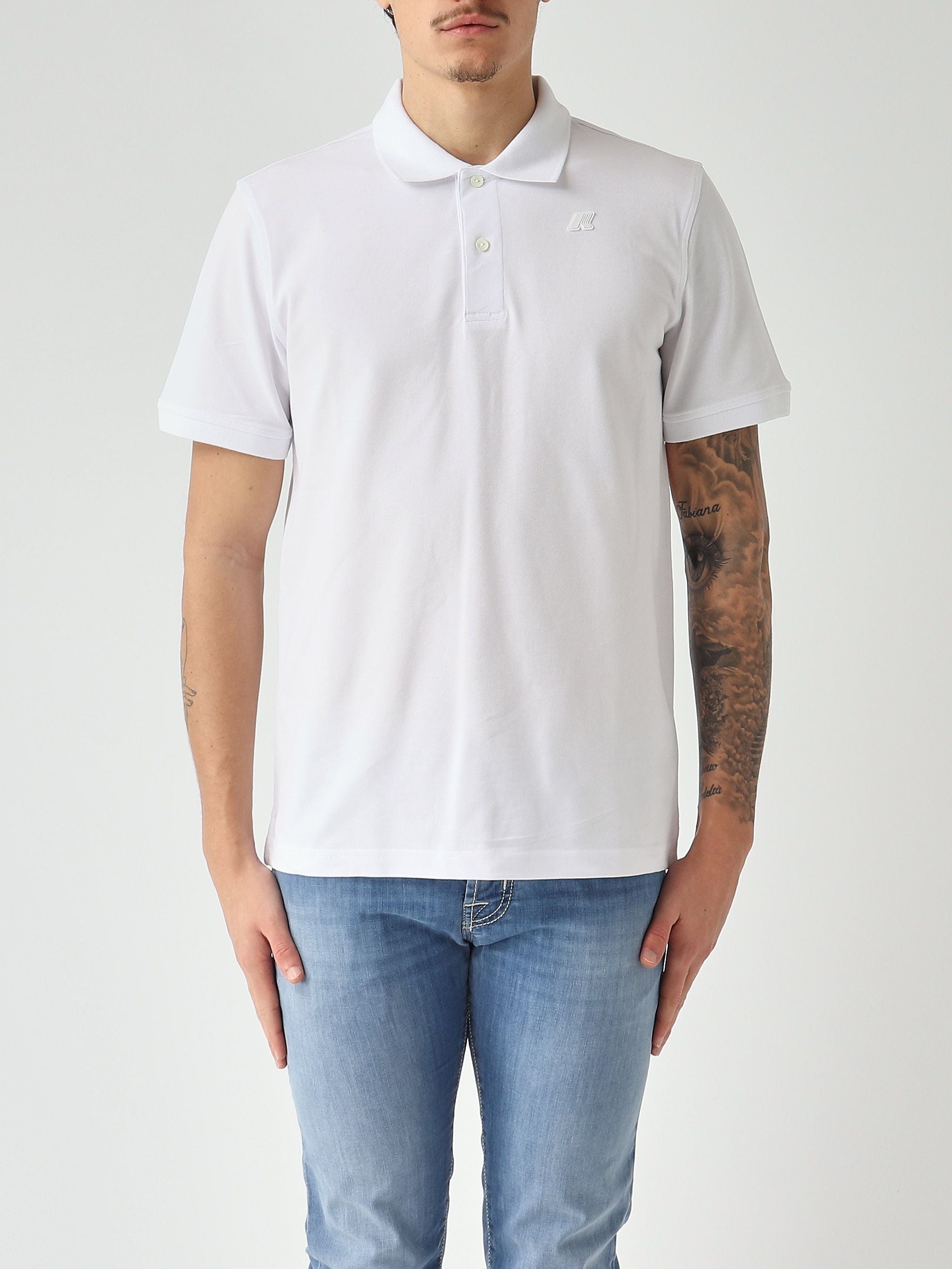 K-Way Polo uomo Amedee in cotone stretch piquè