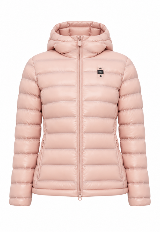 Blauer giubbotto rosa cipria bambina - Fronte ghost mannequin