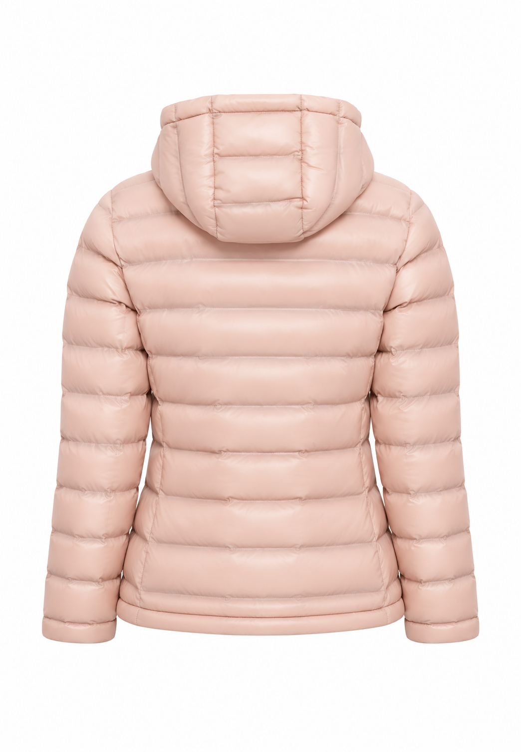 Blauer giubbotto rosa cipria bambina - Retro ghost mannequin