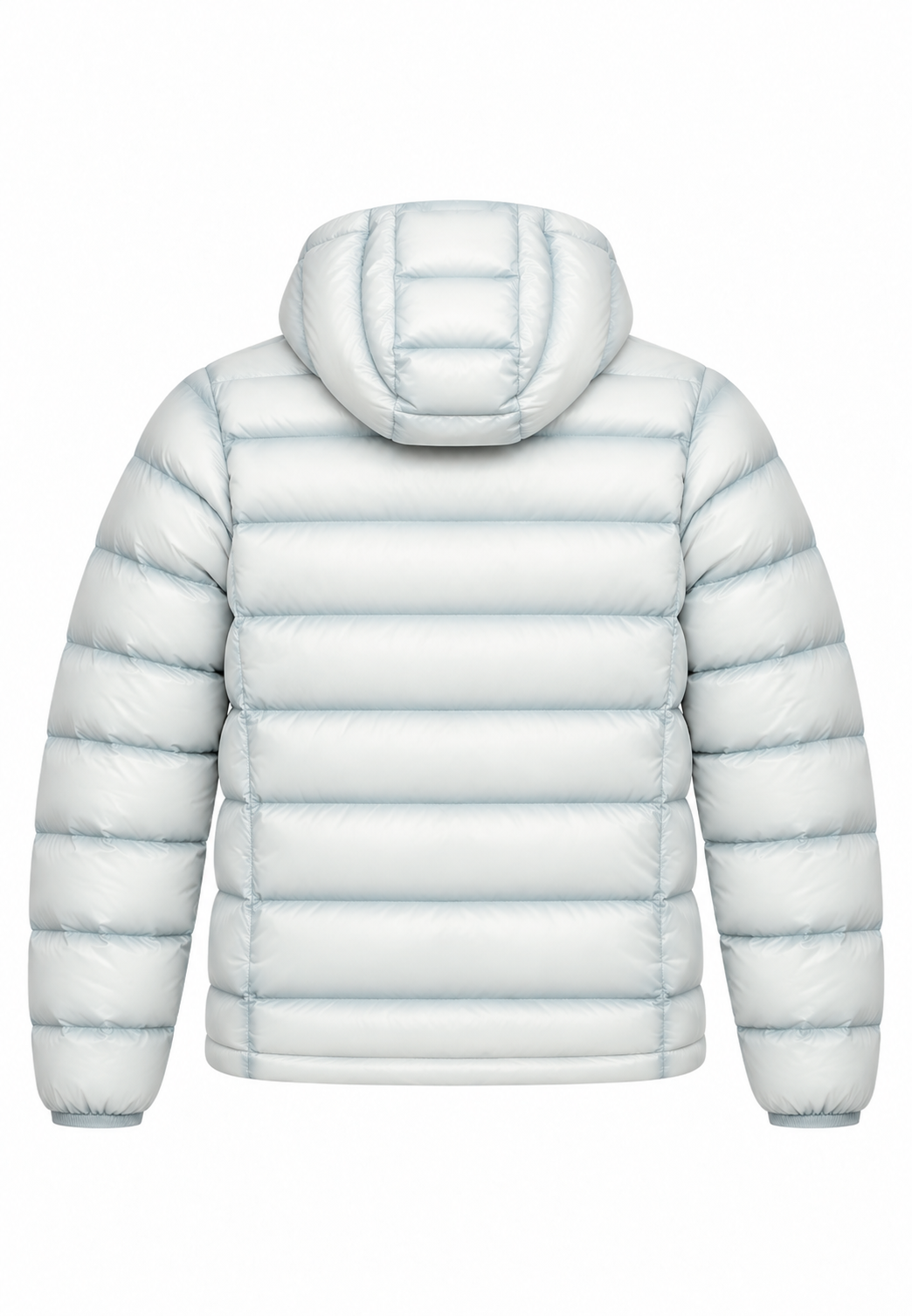 Blauer Giubbotto Bianco Ghiaccio con Cappuccio Bambina retro