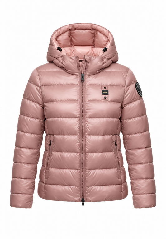 Blauer piumino rosa cipria bambina - fronte intero