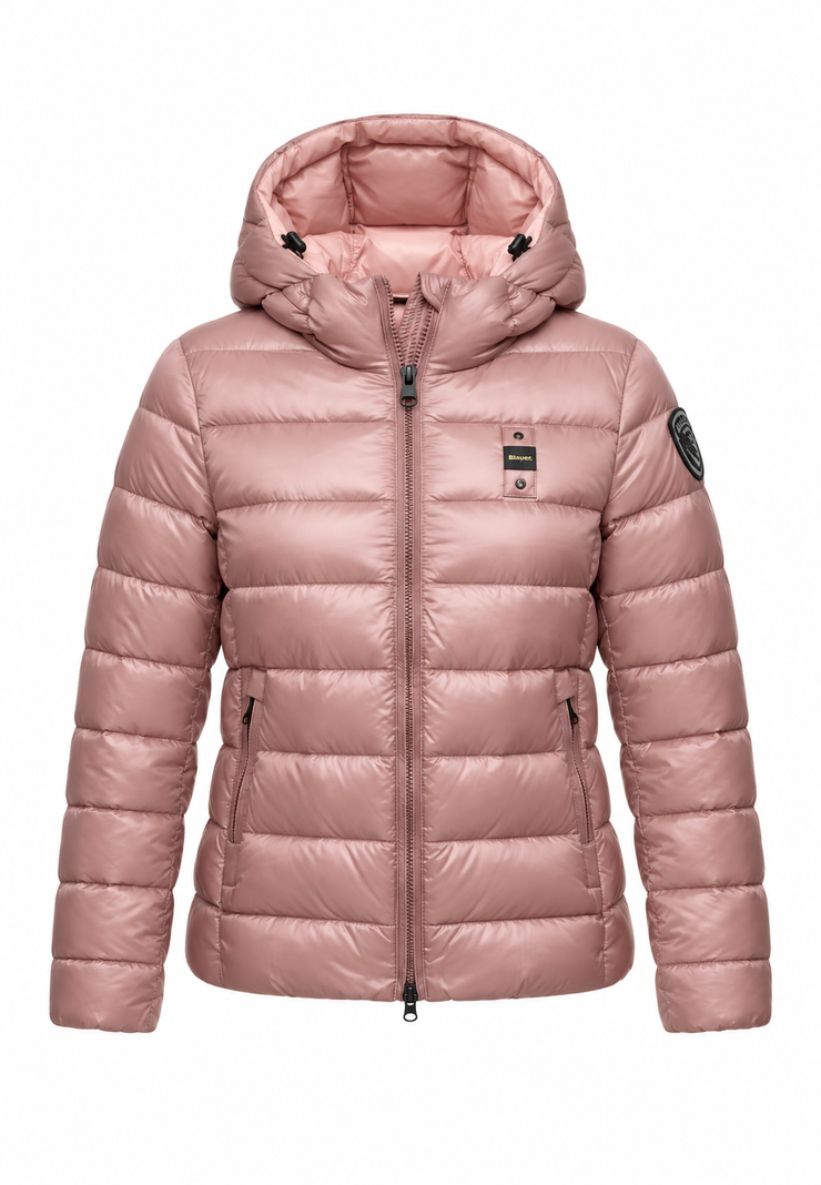 Blauer piumino rosa cipria bambina - fronte intero