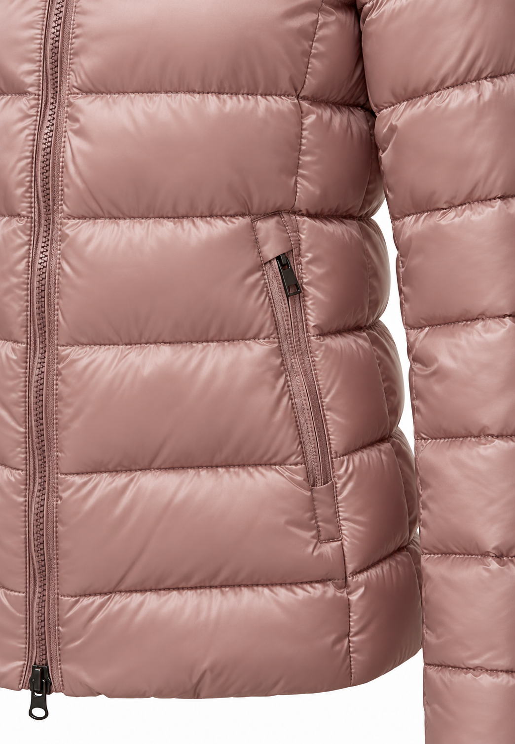 Blauer piumino rosa cipria bambina - dettaglio tasca