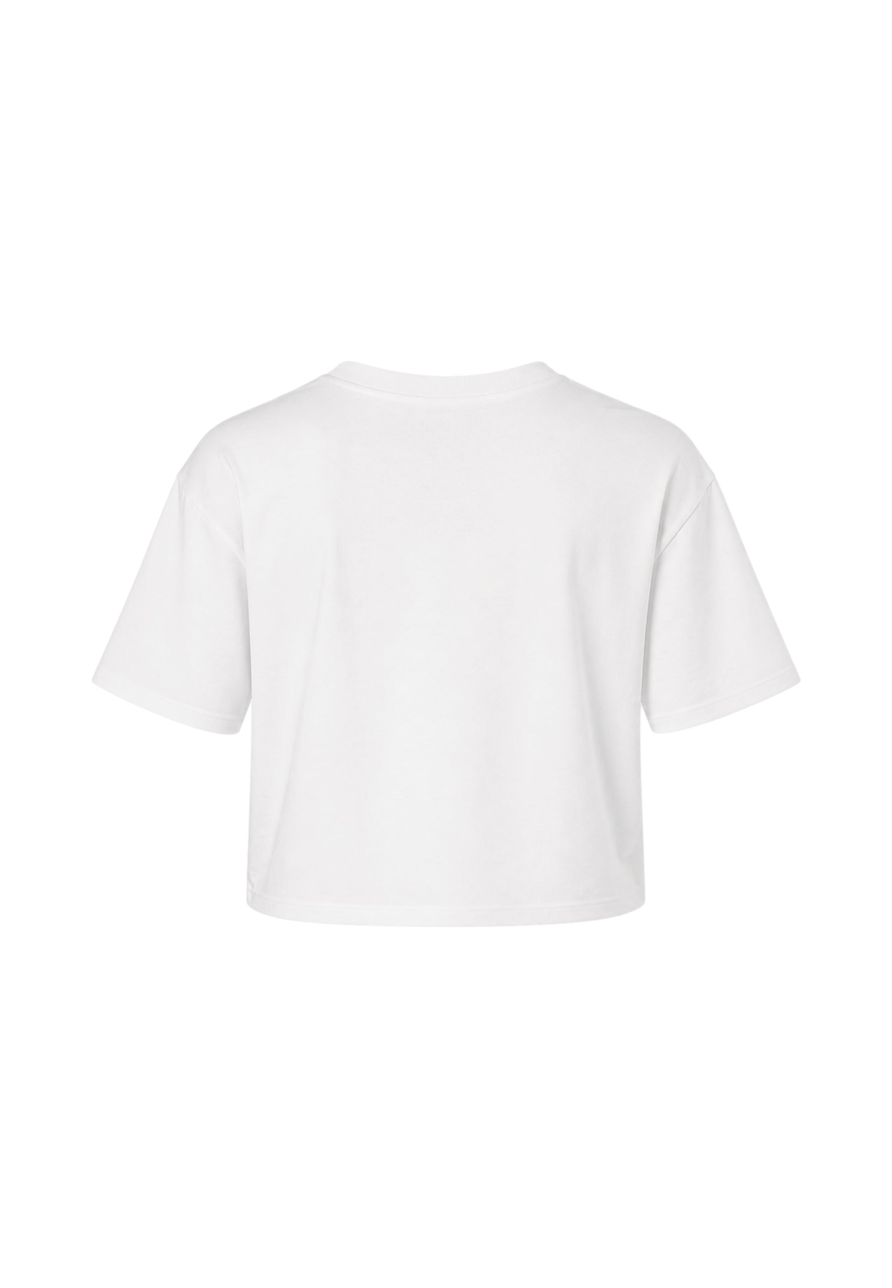 Blauer tshirt bianca donna maxi logo