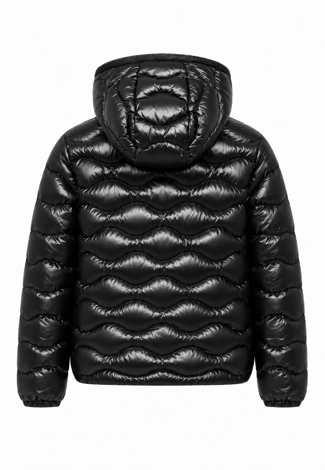 Blauer Bryant piumino nero lucido bambino retro