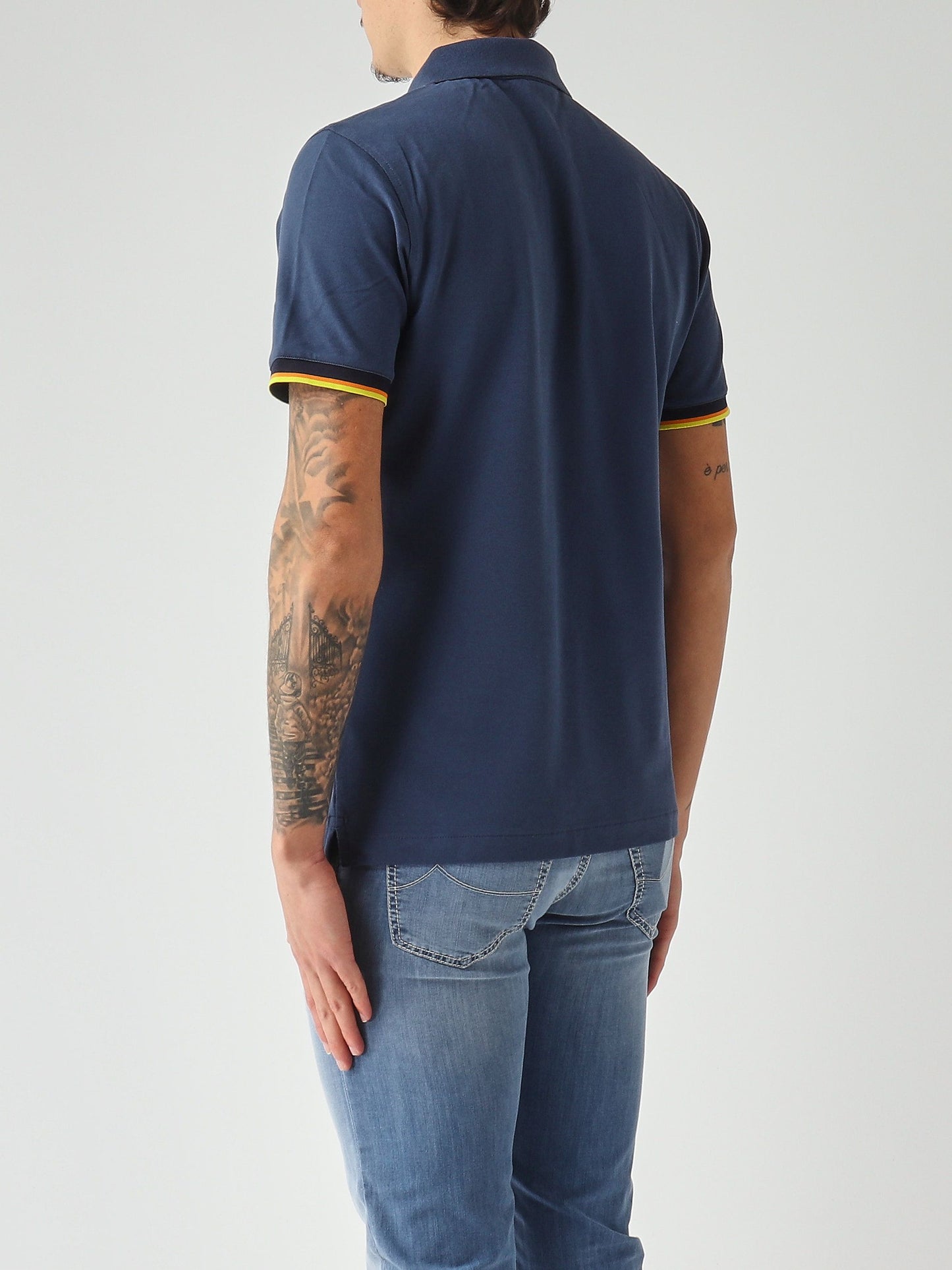 K-Way Polo uomo Vincent in cotone stretch piquè