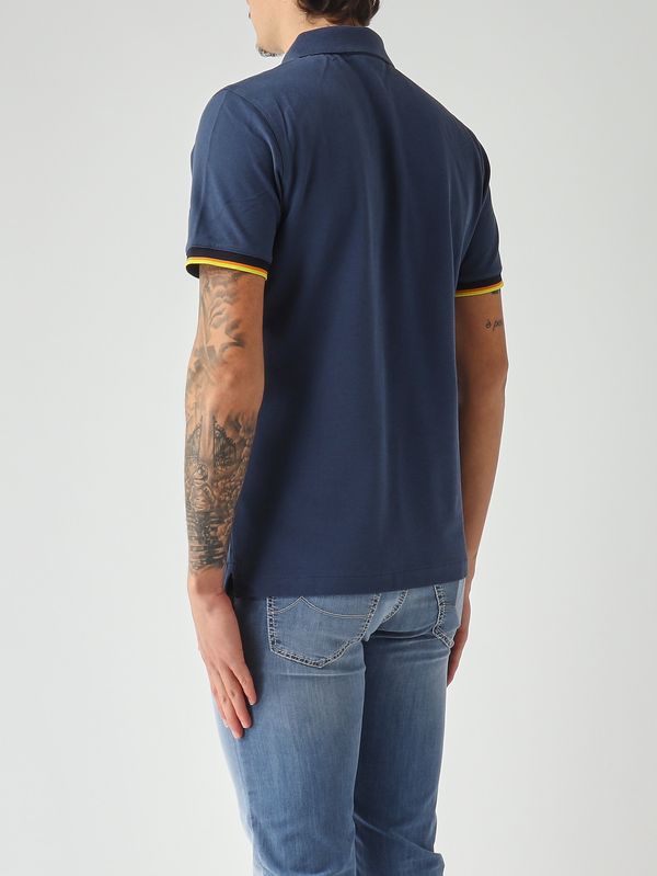 K-Way Polo uomo Vincent in cotone stretch piquè