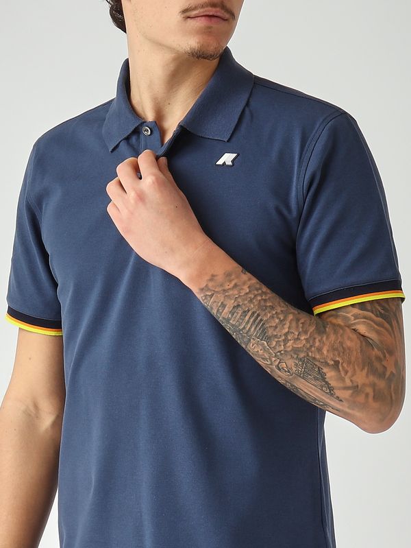 K-Way Polo uomo Vincent in cotone stretch piquè