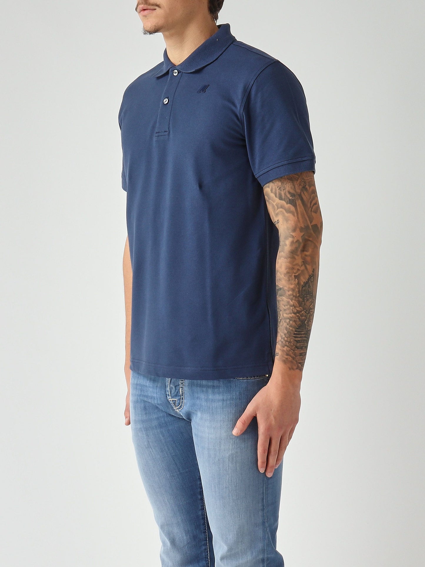 K-Way Polo uomo Amedee in cotone stretch piquè