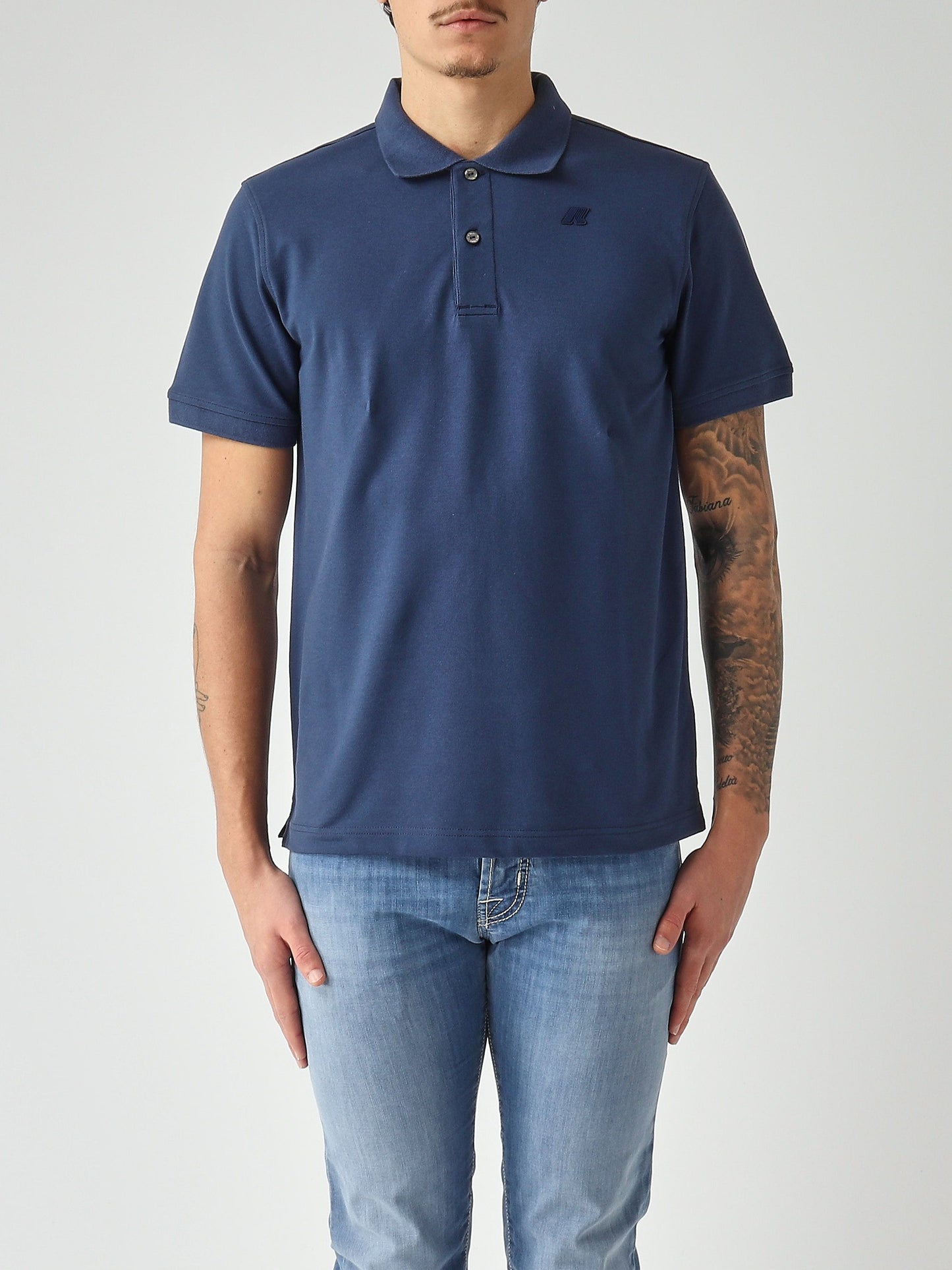 K-Way Polo uomo Amedee in cotone stretch piquè