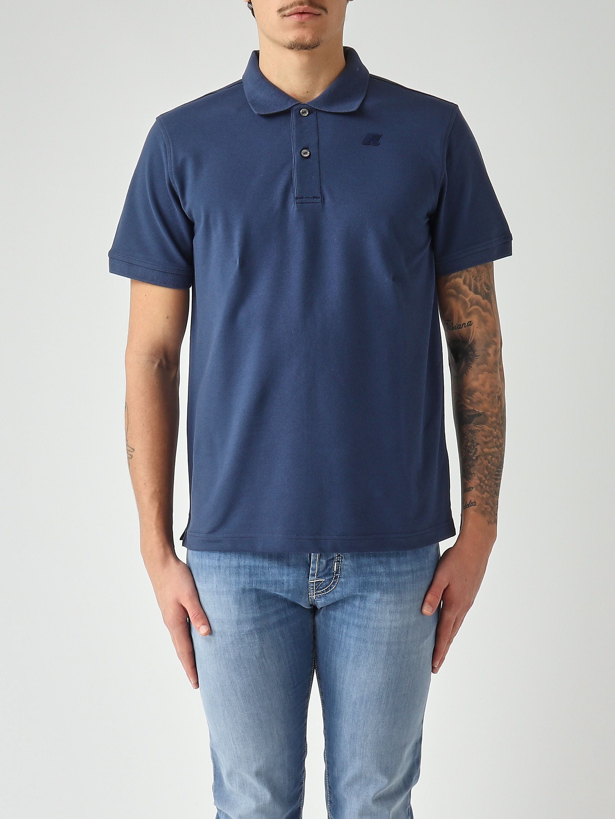 K-Way Polo uomo Amedee in cotone stretch piquè