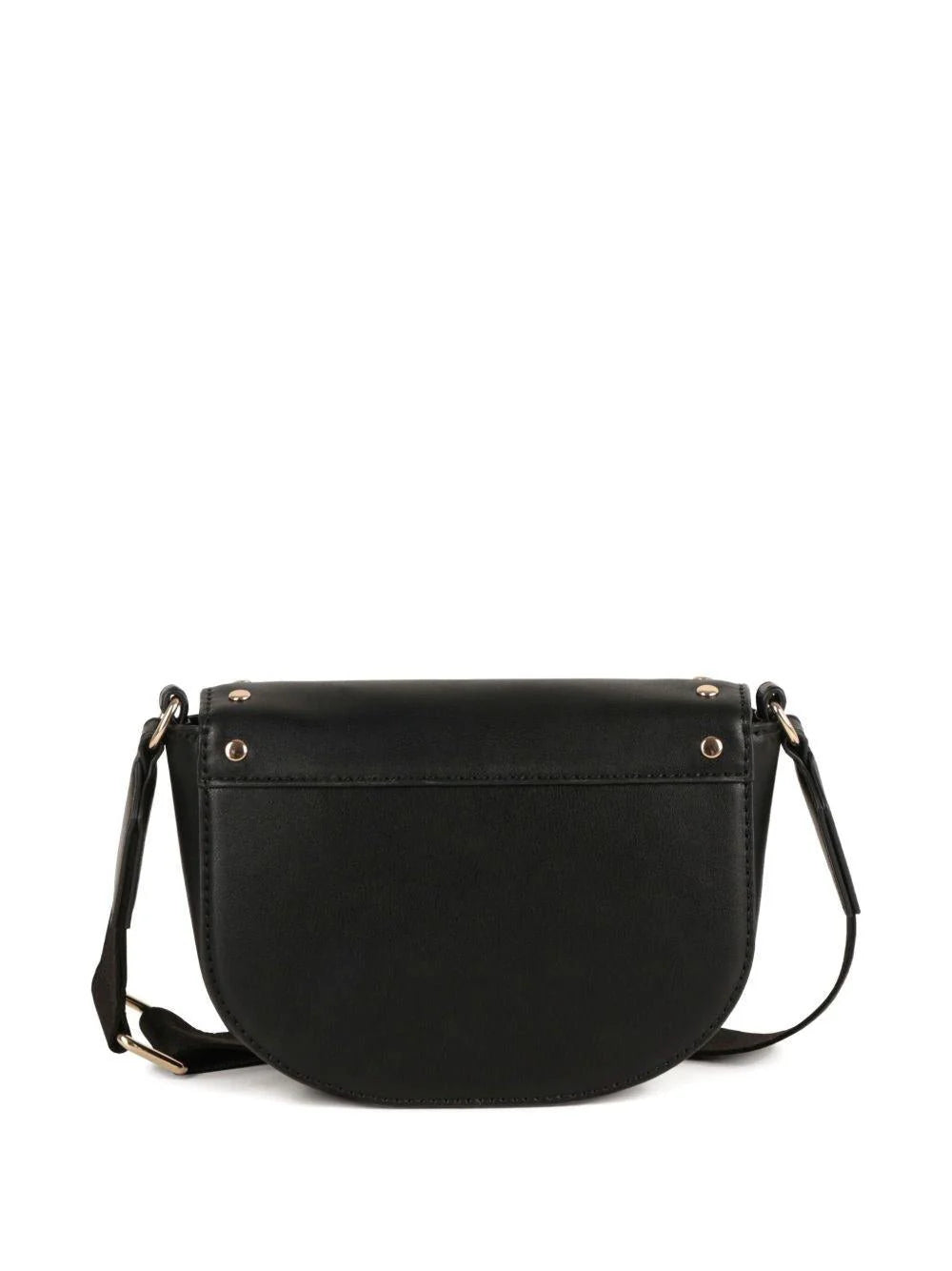 Borsa a spalla per bambina Michael Kors Kids nera con forma a mezza luna