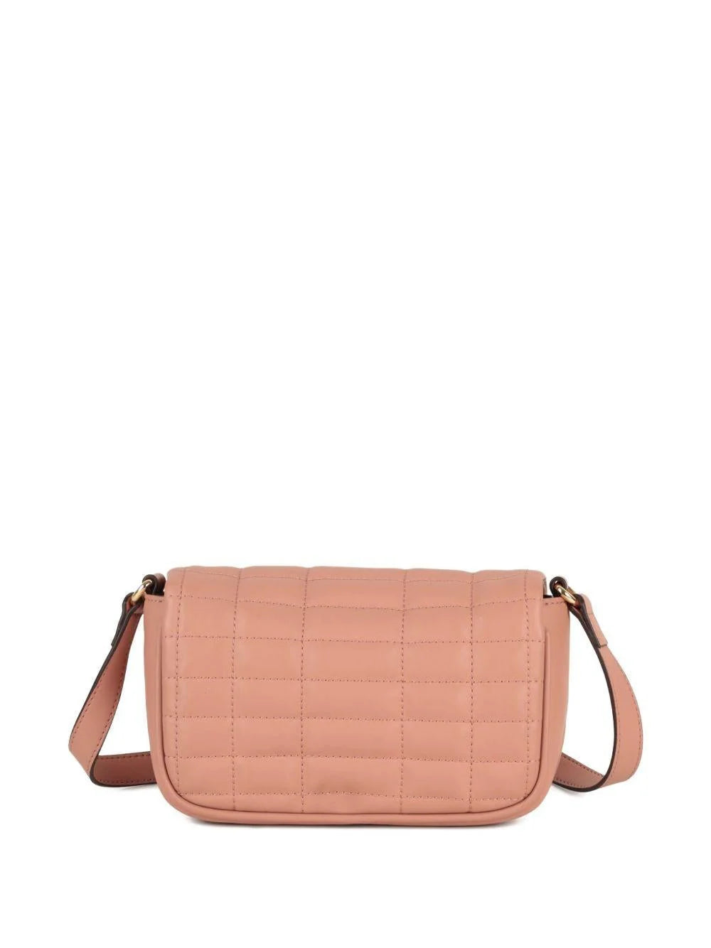 Borsa a spalla per bambina Michael Kors Kids rosa trapuntata con chiusura magnetica