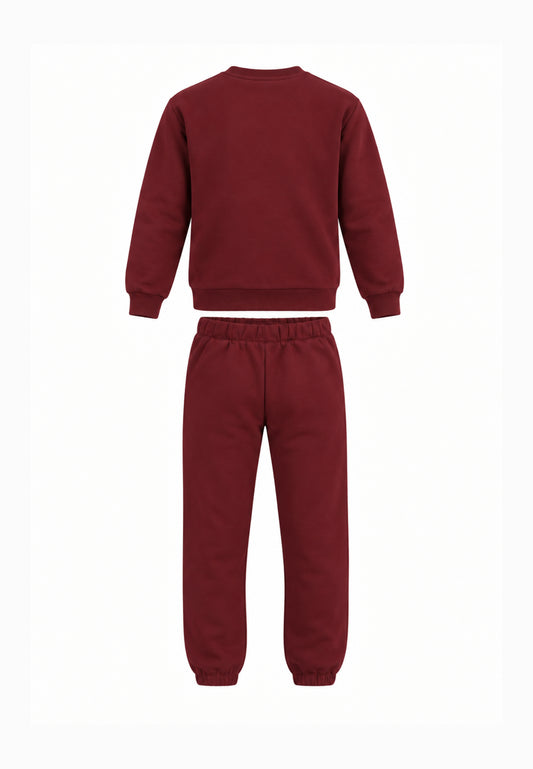 Pyrex TUTA COMPLETA BORDEAUX CON FELPA GIROCOLLO E MAXI LOGO Bambine e ragazze 26IPK46204.BORDEAUX_
