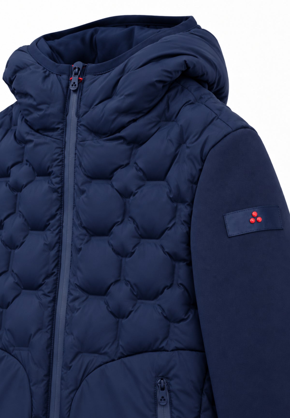 Peuterey GIUBBOTTO blu trapuntato con maniche a contrasto Bambini e ragazzi HULME SJLR BMAT KID.BLU_
