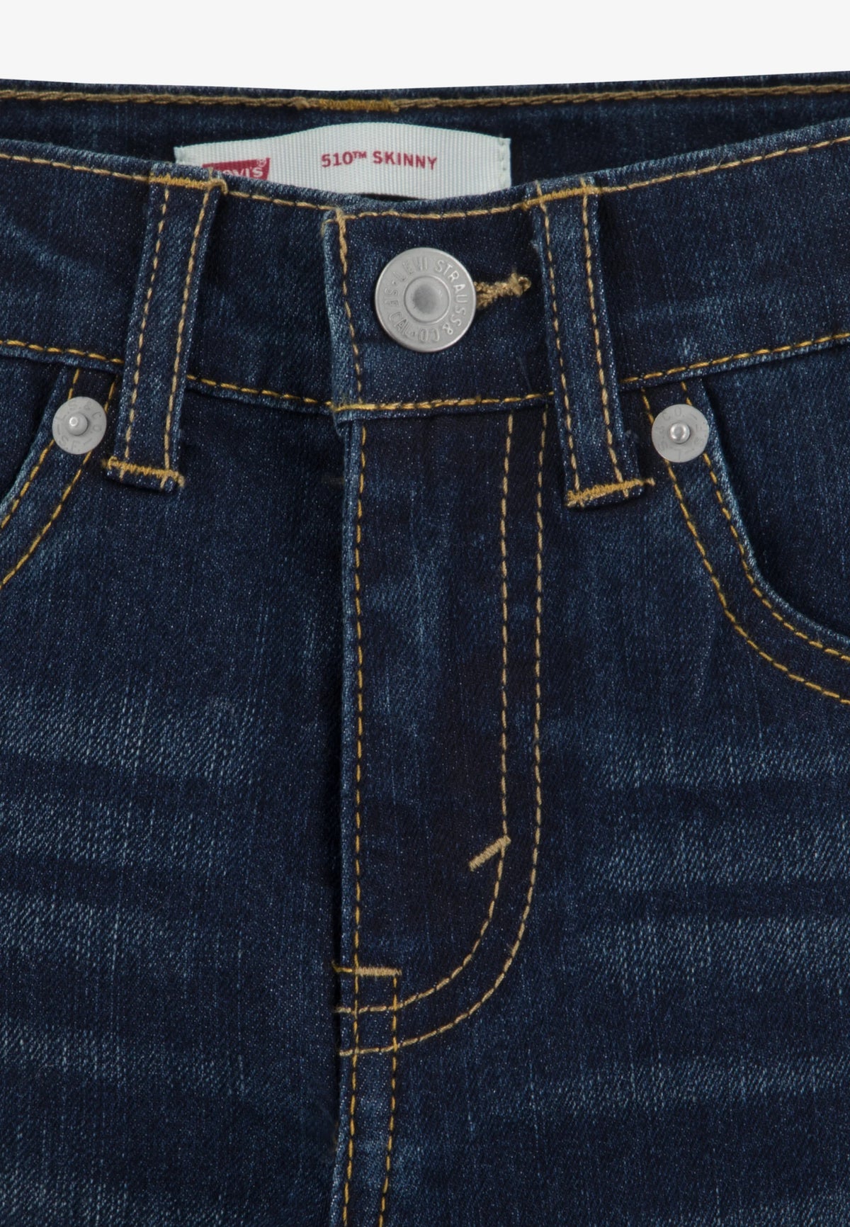 Levi's JEANS BLU DENIM 510 SKINNY FIT A CINQUE TASCHE Bambini e ragazzi 9e2008-d5w.denim_