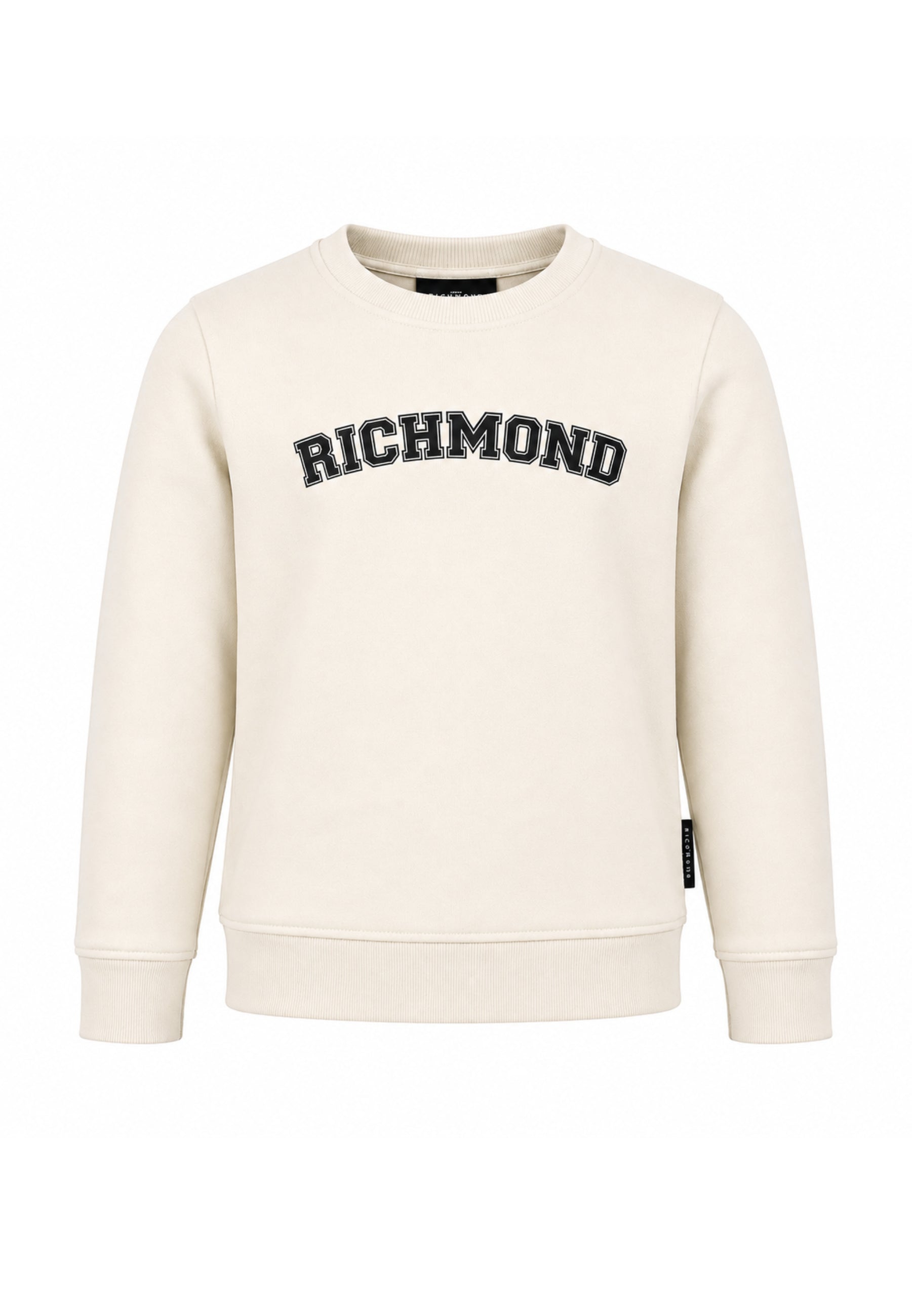 John Richmond felpa beige girocollo CON LOGO COLLEGE Bambini e ragazzi rba26175fe.beige_