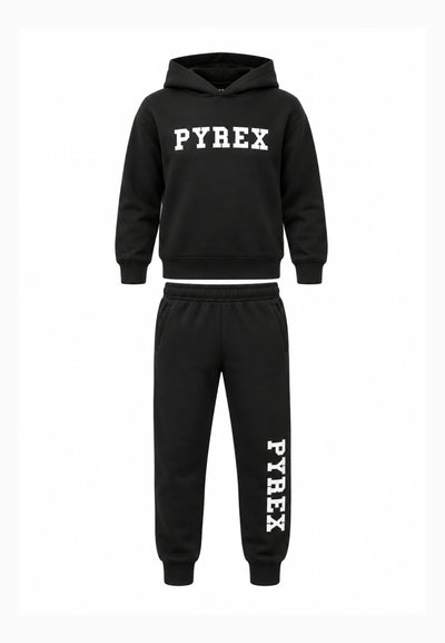 Pyrex COMPLETO NERO CON FELPA CON CAPPUCCIO Bambini e ragazzi 26IPK46200.NE_