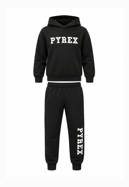 Pyrex COMPLETO NERO CON FELPA CON CAPPUCCIO Bambini e ragazzi 26IPK46200.NE_