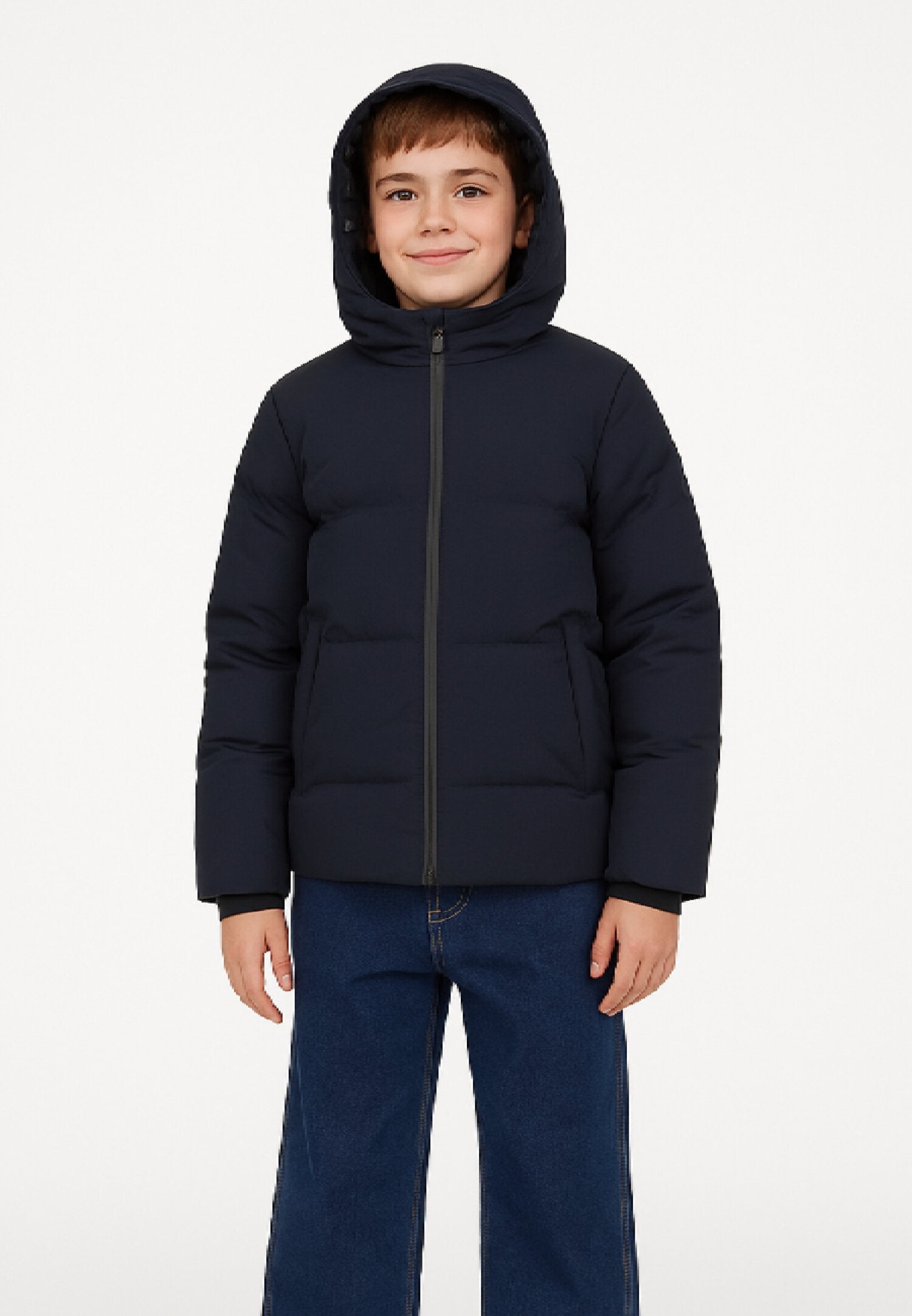 Jack & Jones Junior Giubbotto Bambino In Poliestere Con Cappuccio Scuola AI25