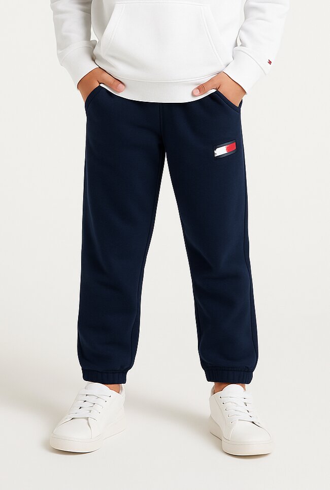 Tommy Hilfiger Flag – Pantaloni Sportivi Bambino Blu Navy