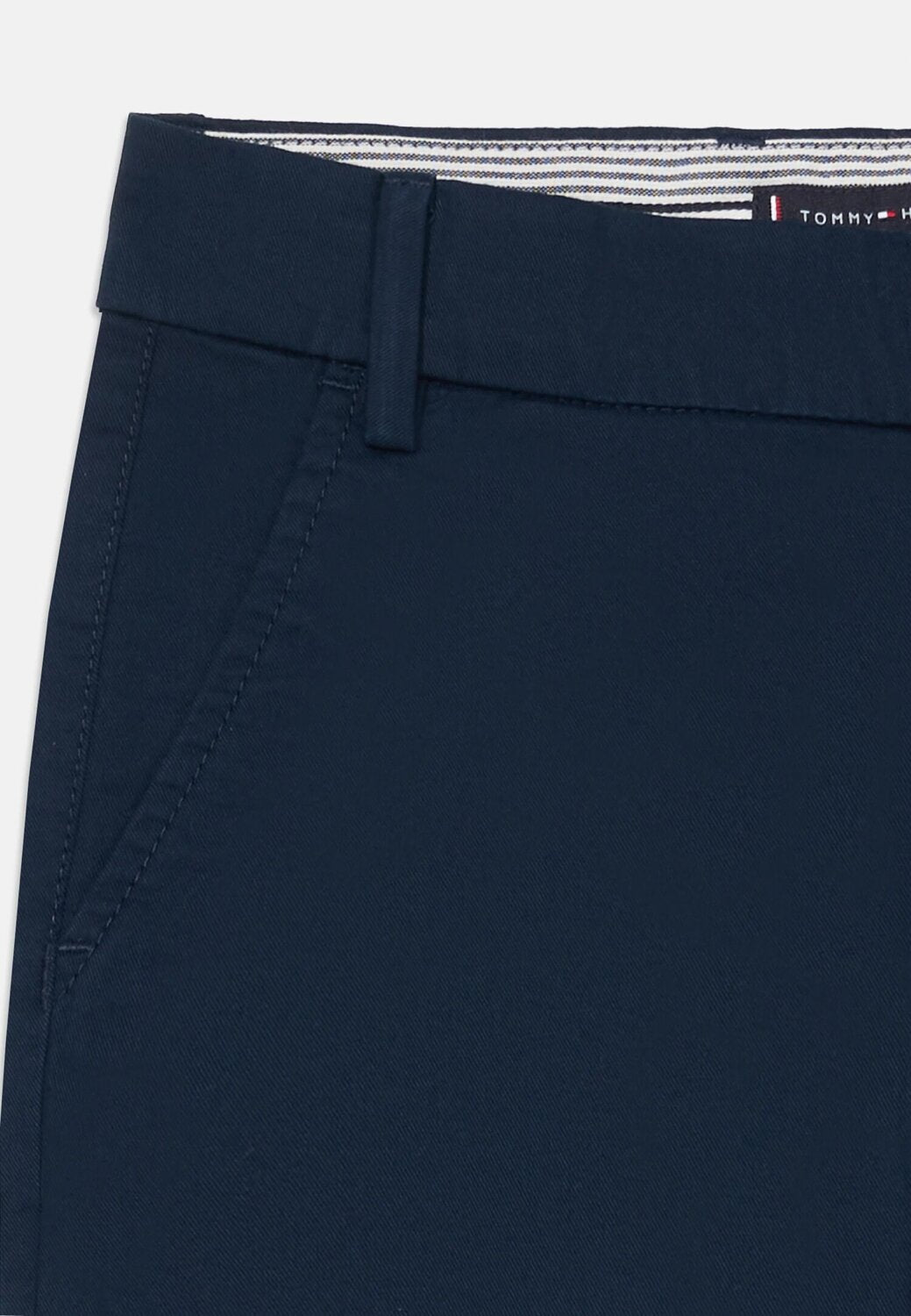 TOMMY HILFIGER – Pantaloni Chino Neonato in Cotone Stretch – Blu Navy