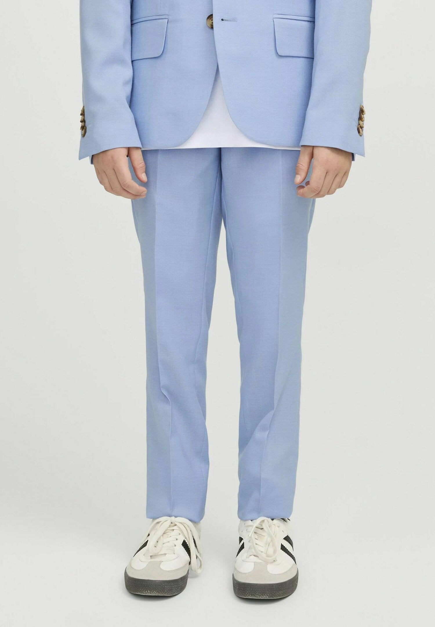 Jack &amp; Jones elegant trousers chino boy sky blue slim fit ceremony | CammarataMode
