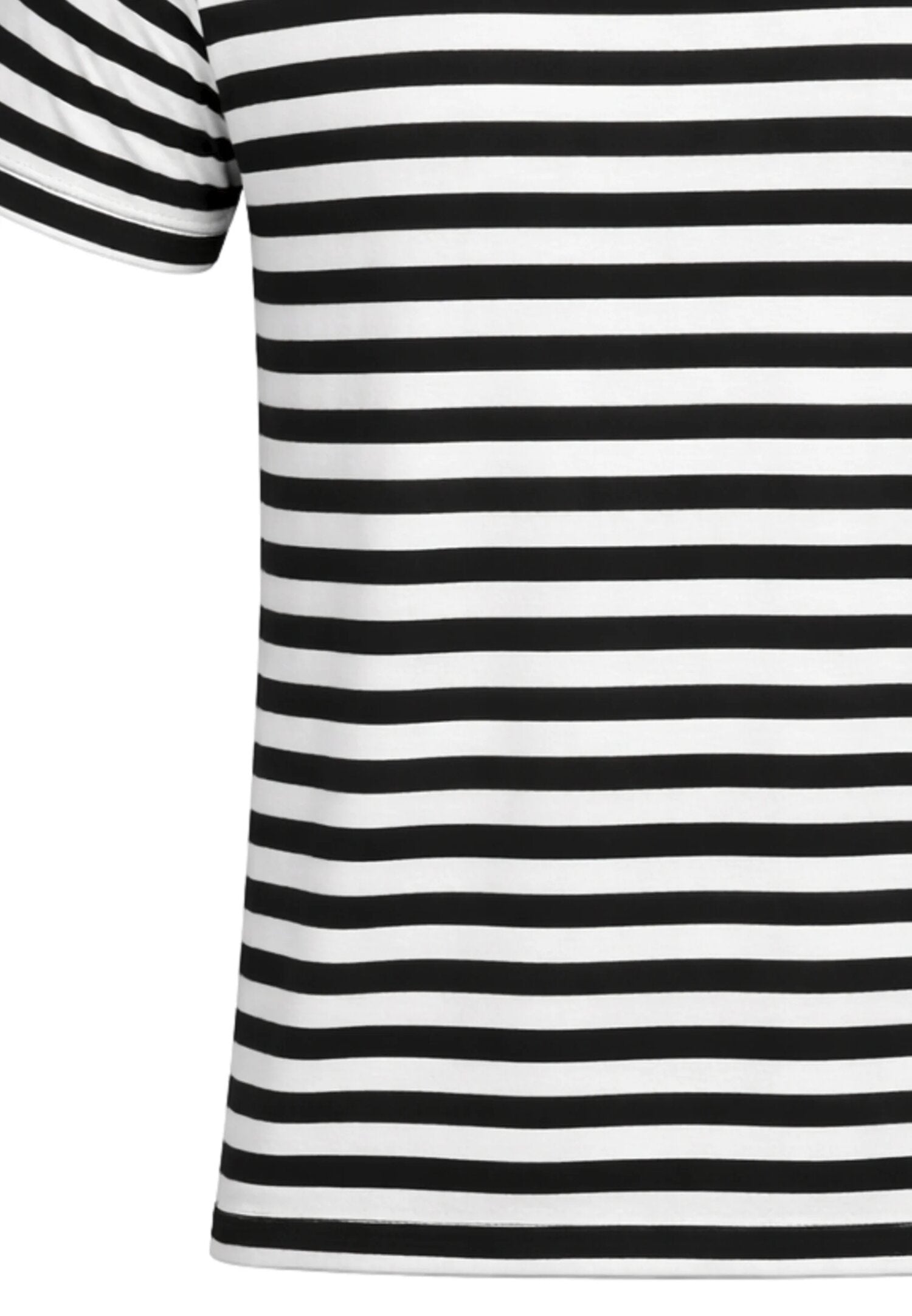 Overd t Shirt a Righe Bianca Bianca Maniche Corte - OK261246_