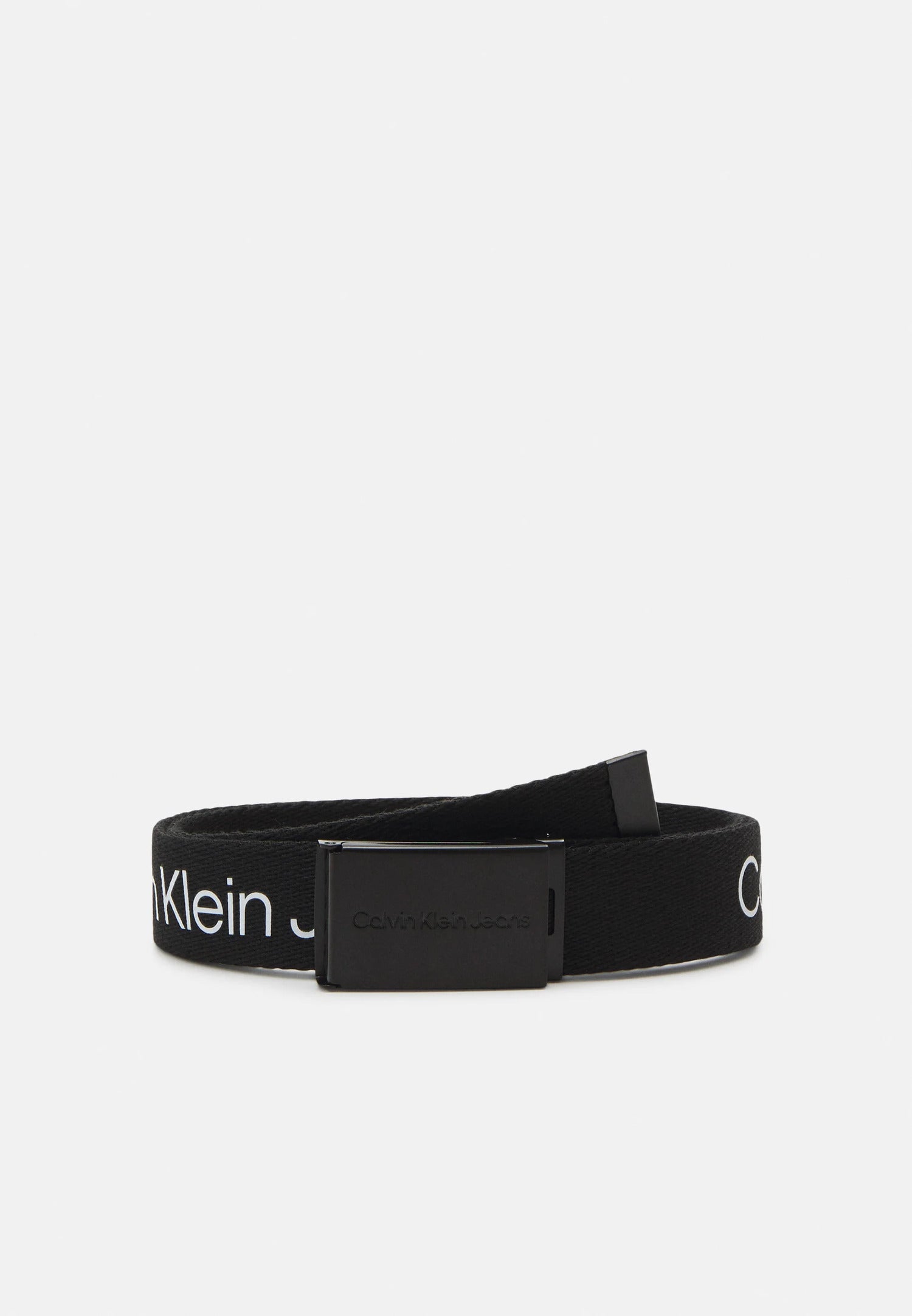Calvin Klein bambini - Cintura nero Di Tela Con Logo Bambino | CammarataMode