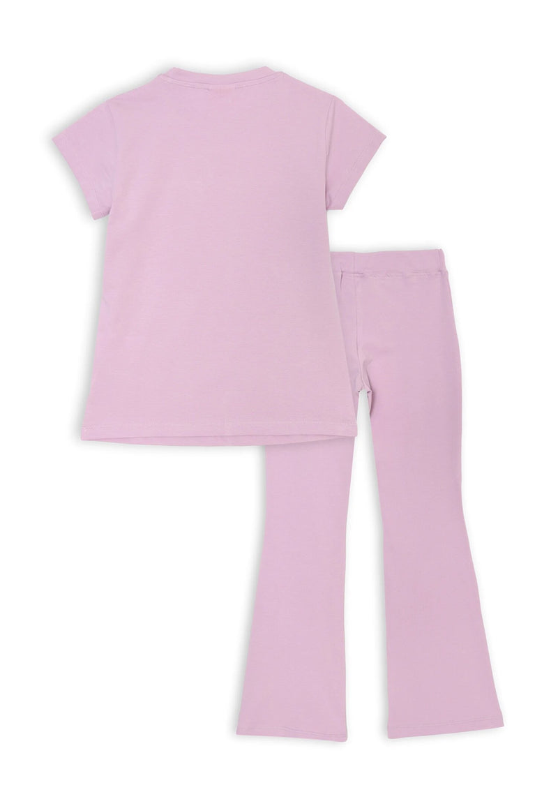 Complete purple Size Dance girl white print summer 2025 - LILLA | CammarataMode
